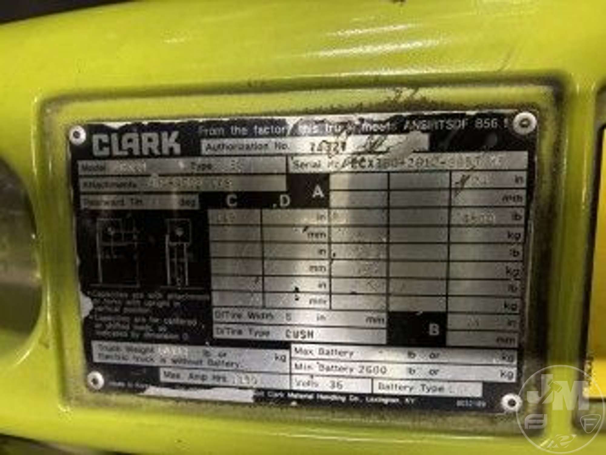 2014 Clark ECX25