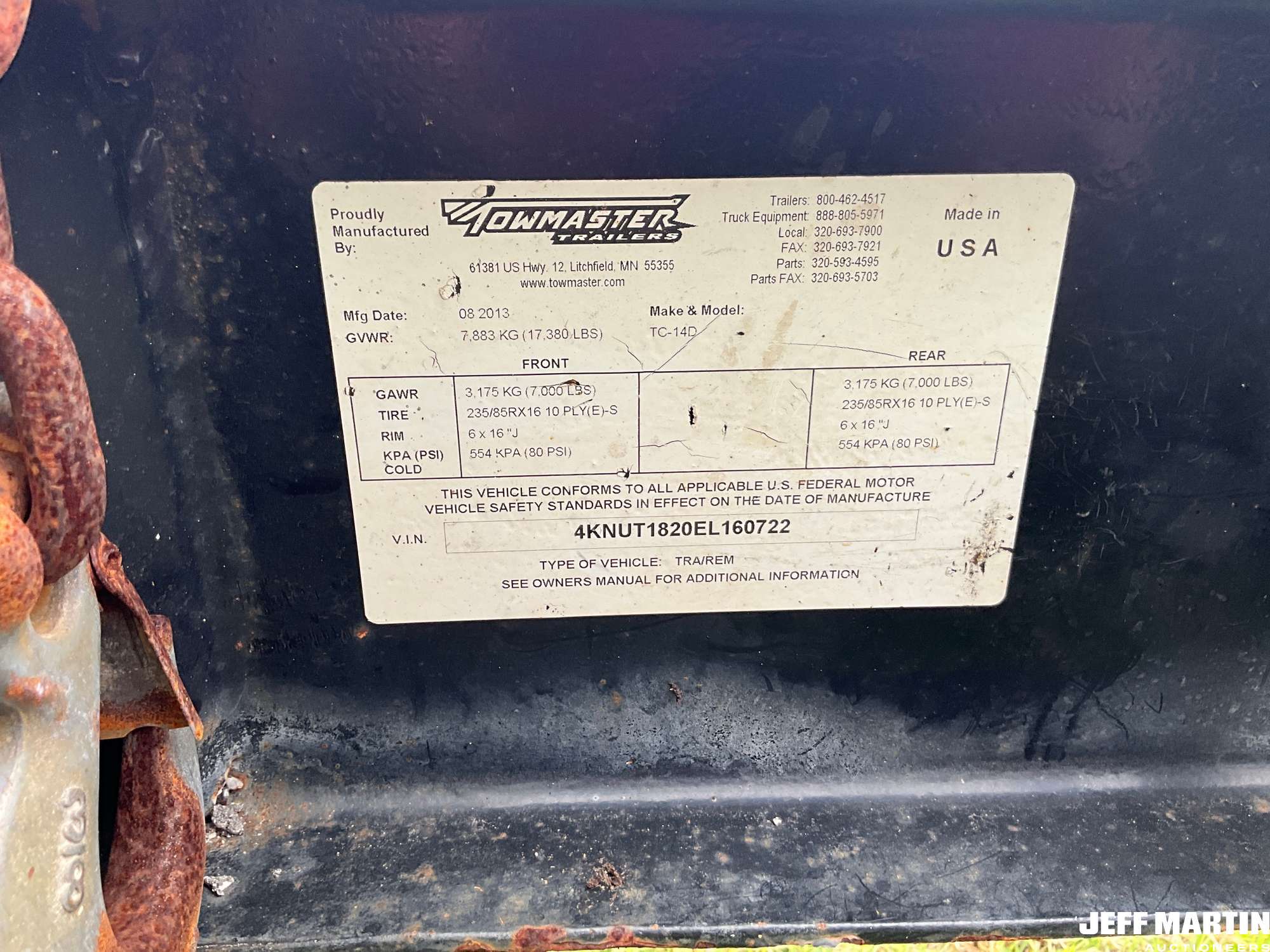 2014 Towmaster TC-14D