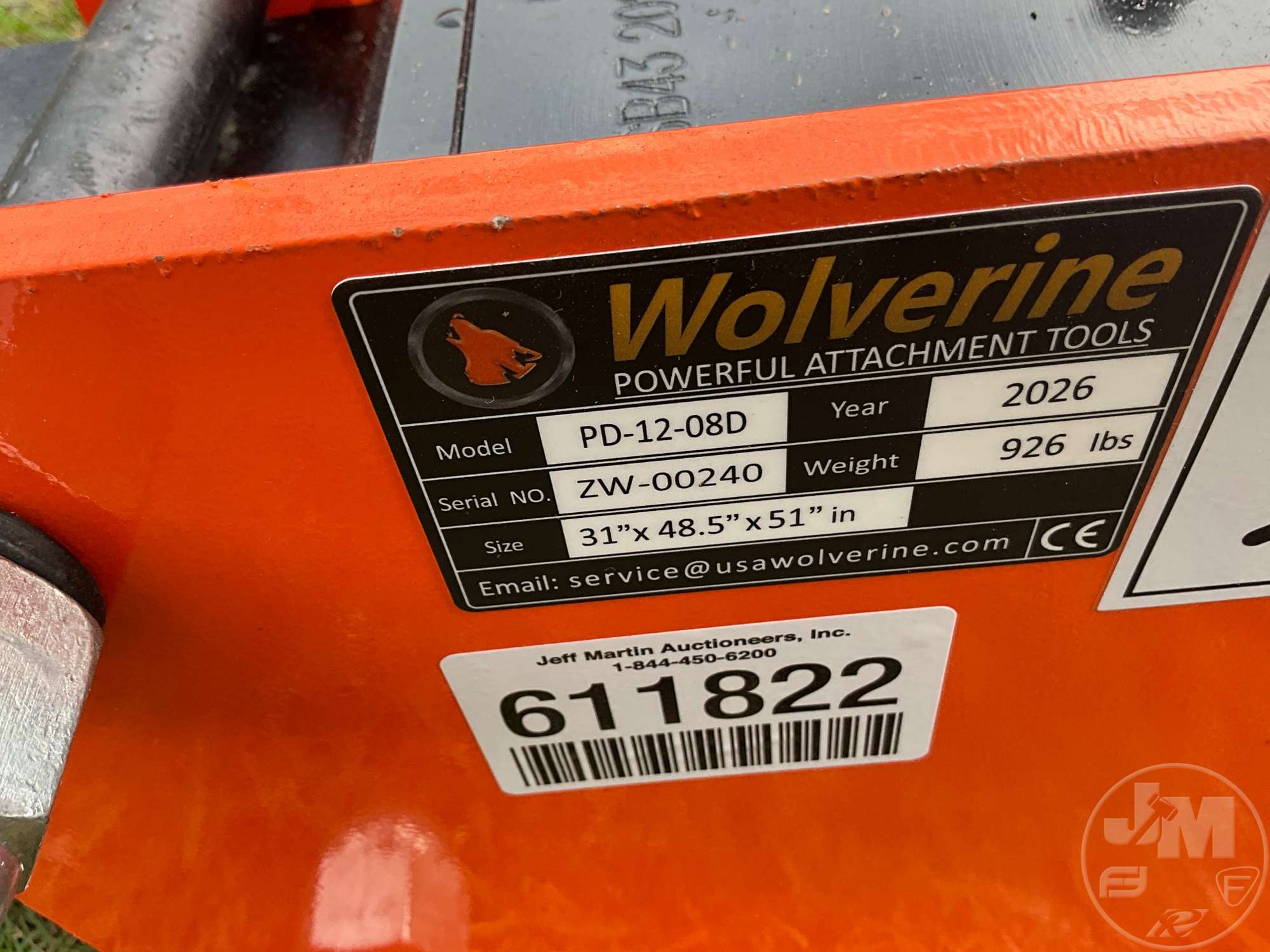 2026 Wolverine PD-12-08D