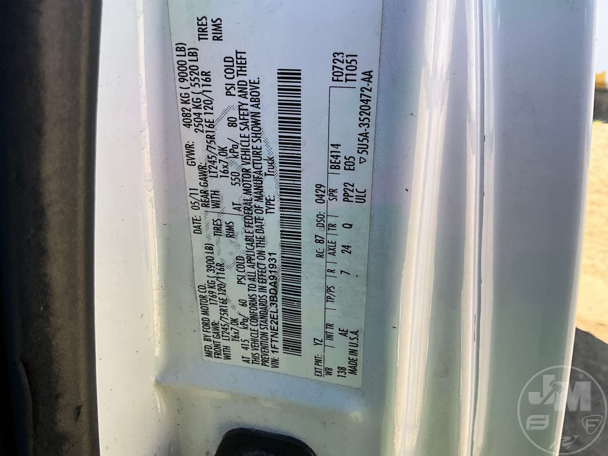 2011 Ford E-250