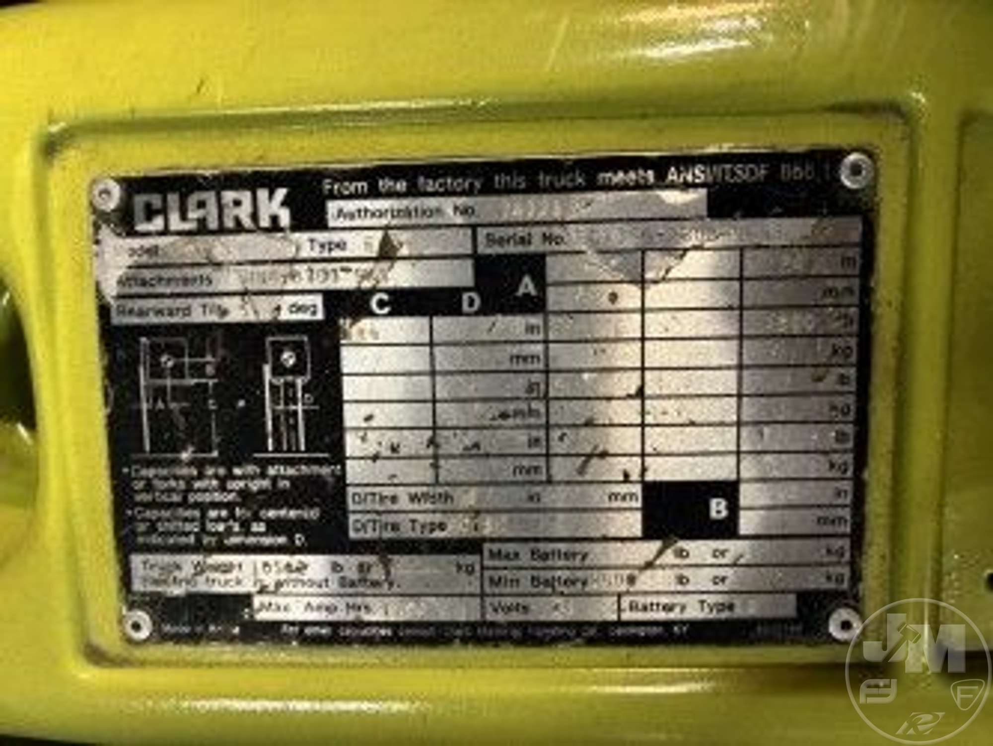 2014 Clark ECX25