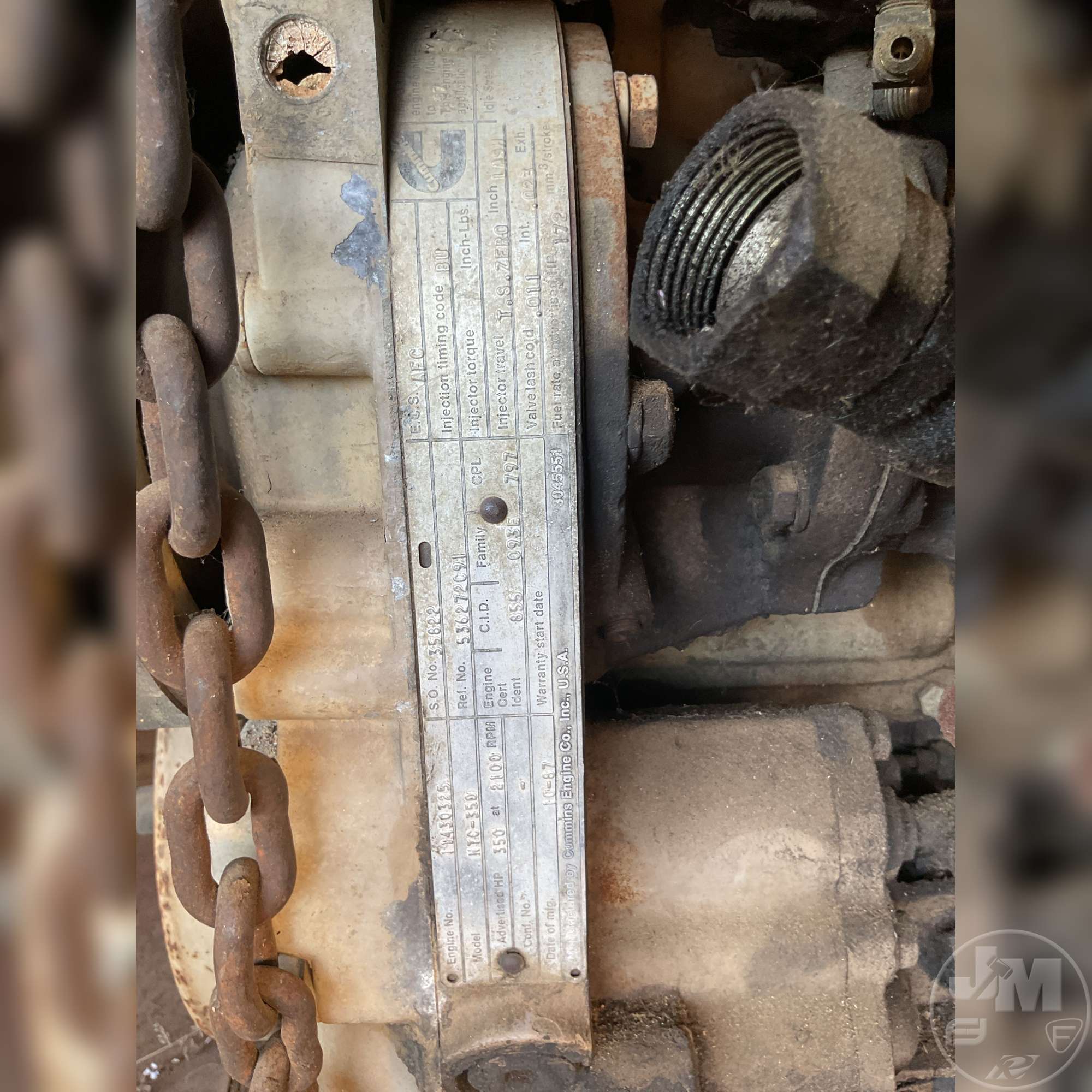 1987 Cummins NTC-350