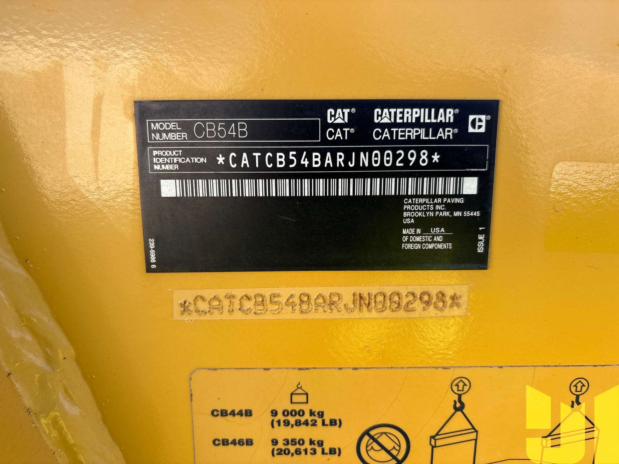 2016 Caterpillar CB54B