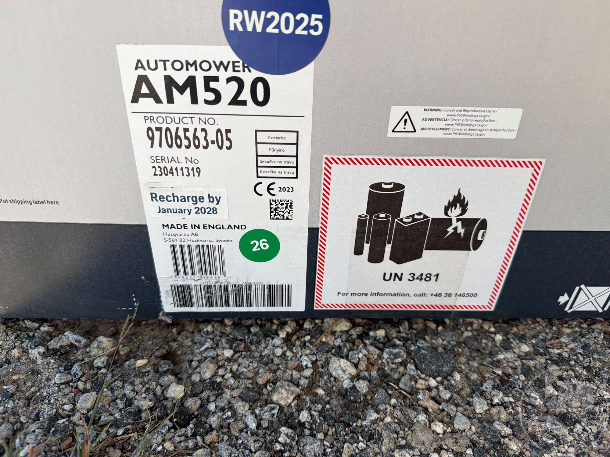 0 Husqvarna AUTO MOWER 520