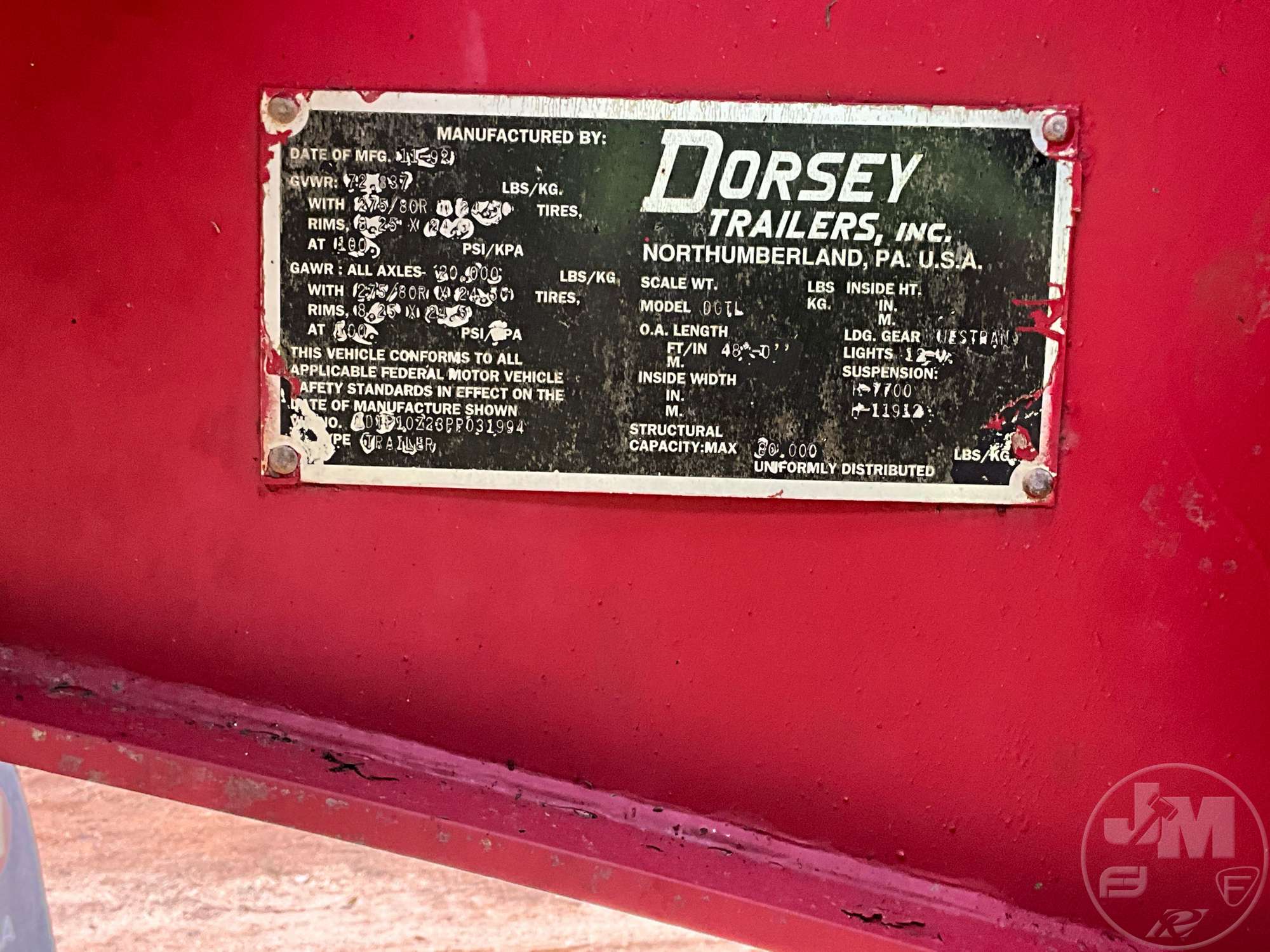 1993 Dorsey DGTL