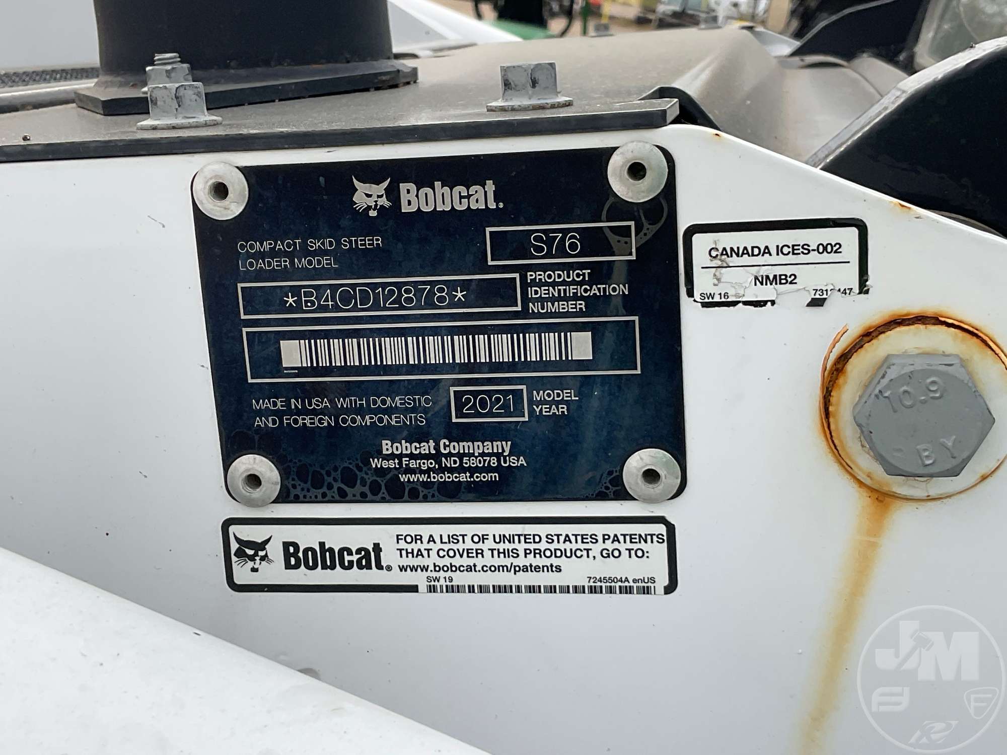2021 Bobcat S76