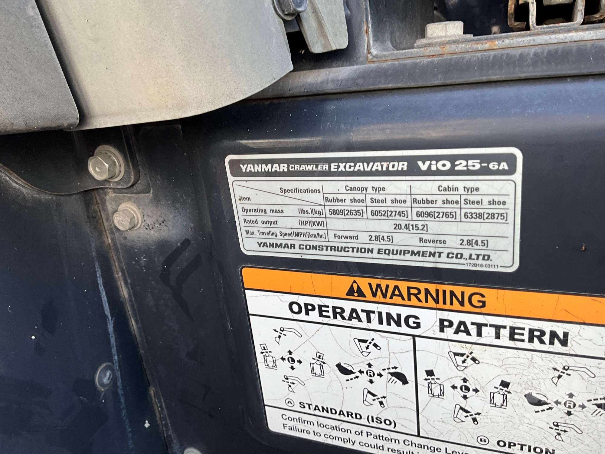2021 Yanmar VI025-6A