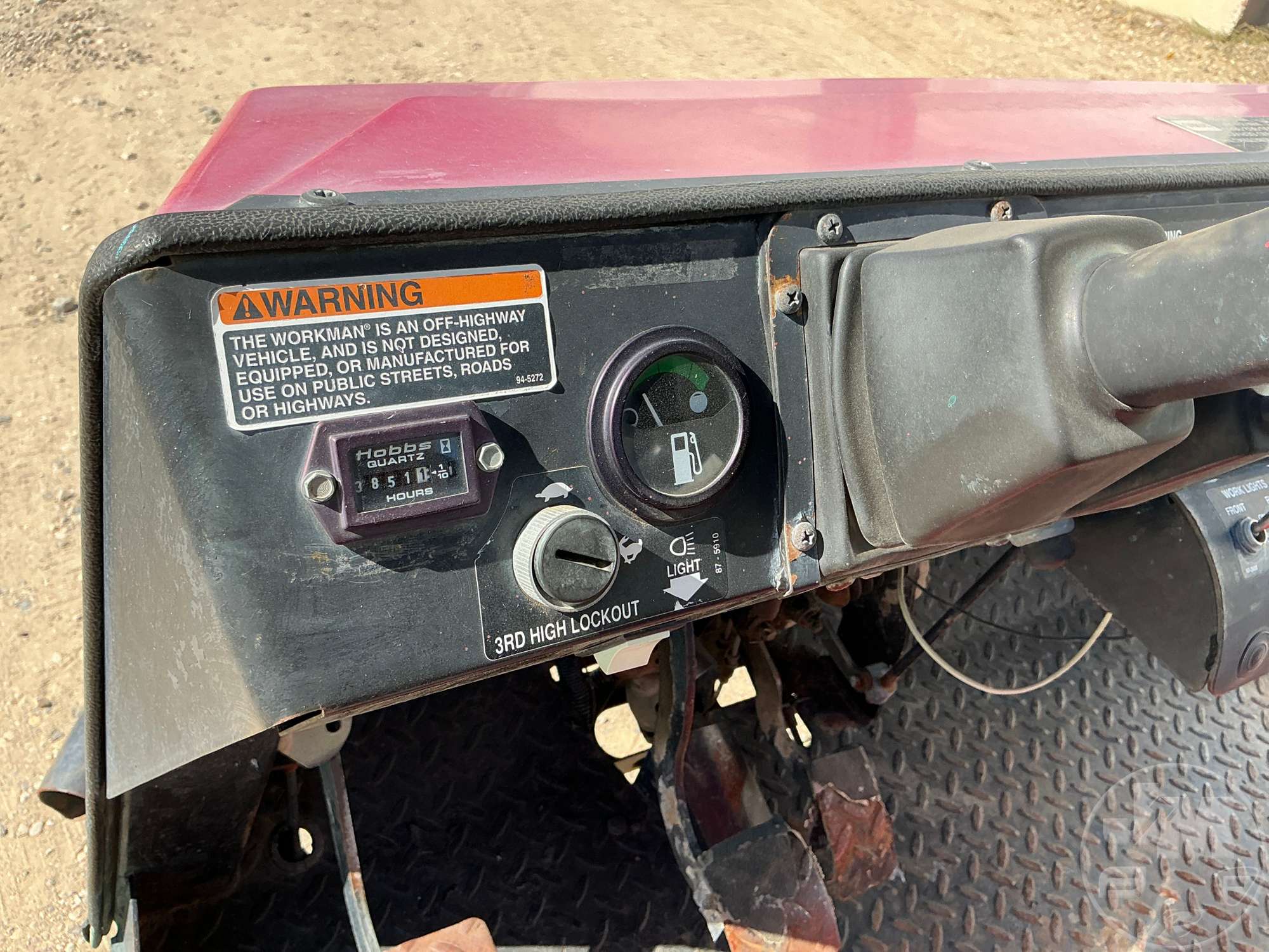 0 Toro 07202 WORKMAN 3200