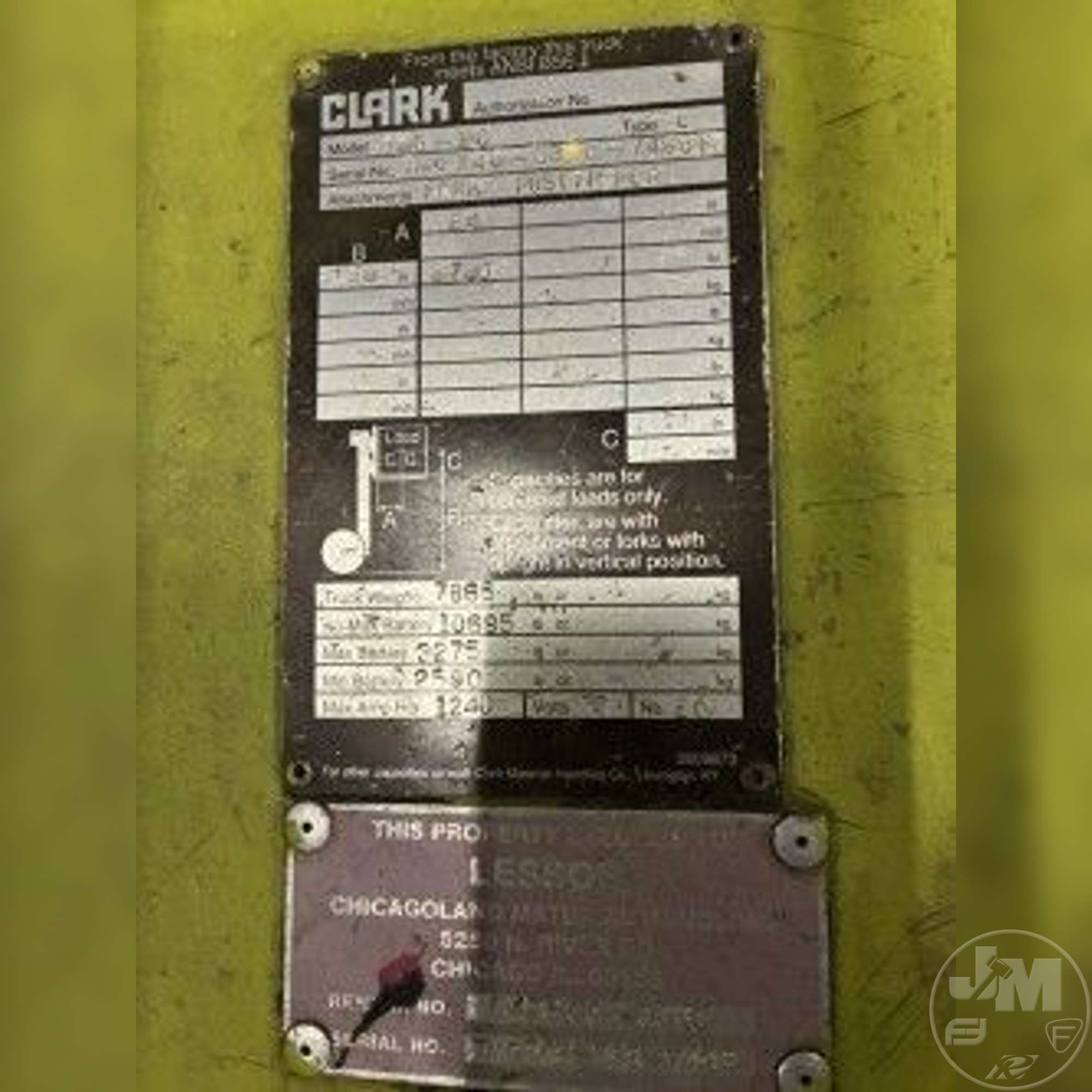 2000 Clark TMG20