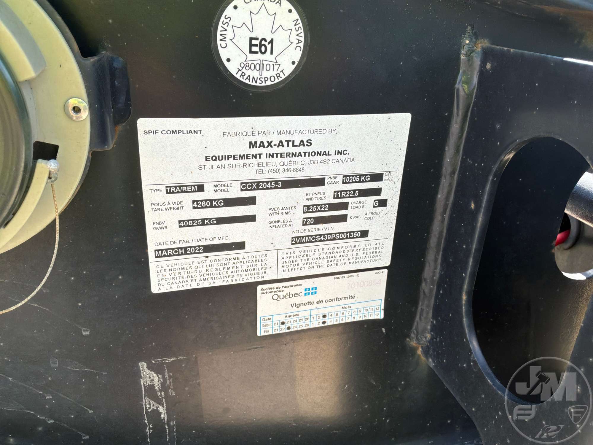 2023 Max Atlas CCX2045-3  20/40/45 COMBO SLIDER