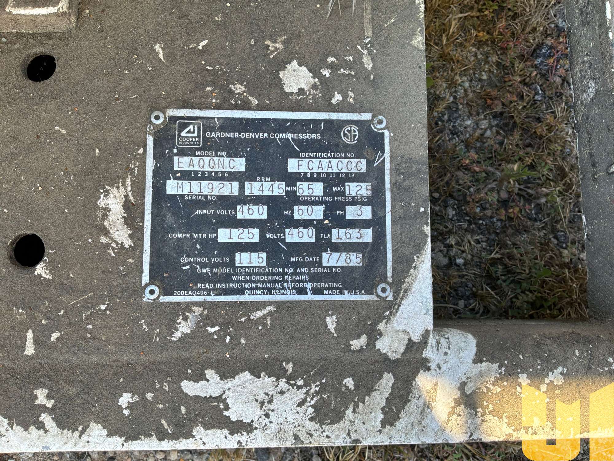 0 Gardner-Denver EA00NC