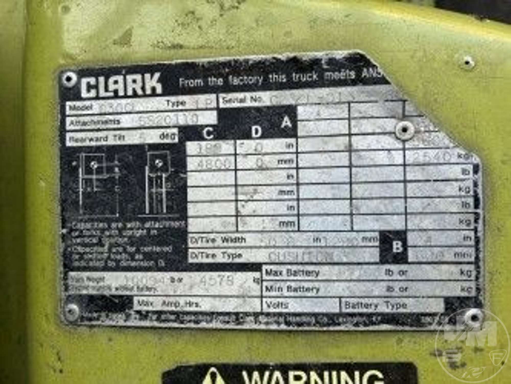 2013 Clark C30CL
