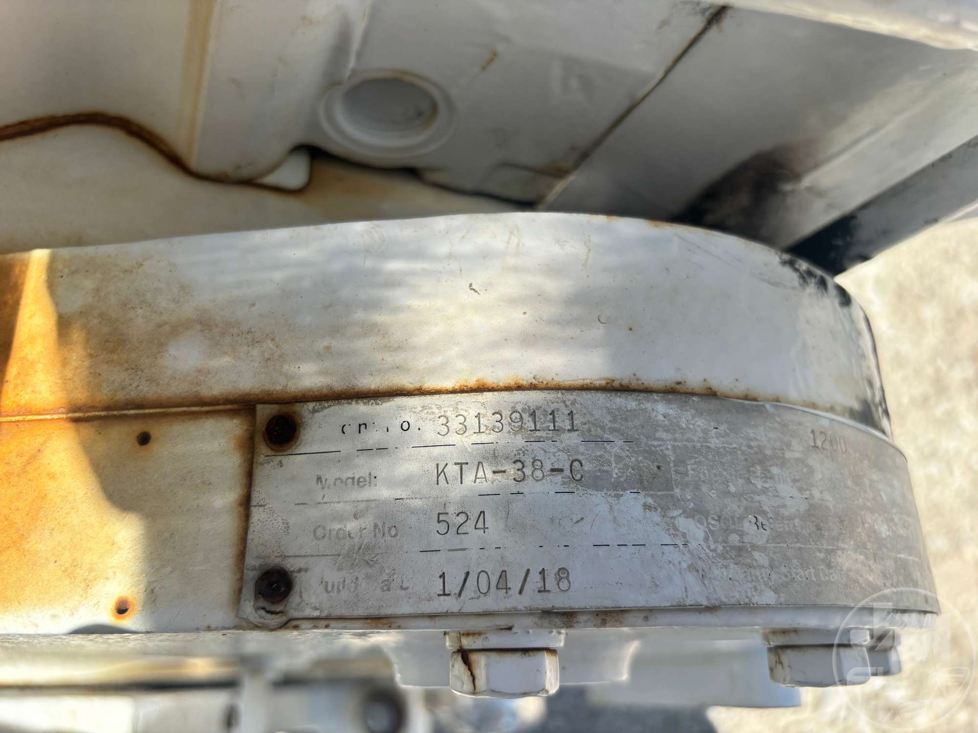 2018 Cummins KTA-38-C