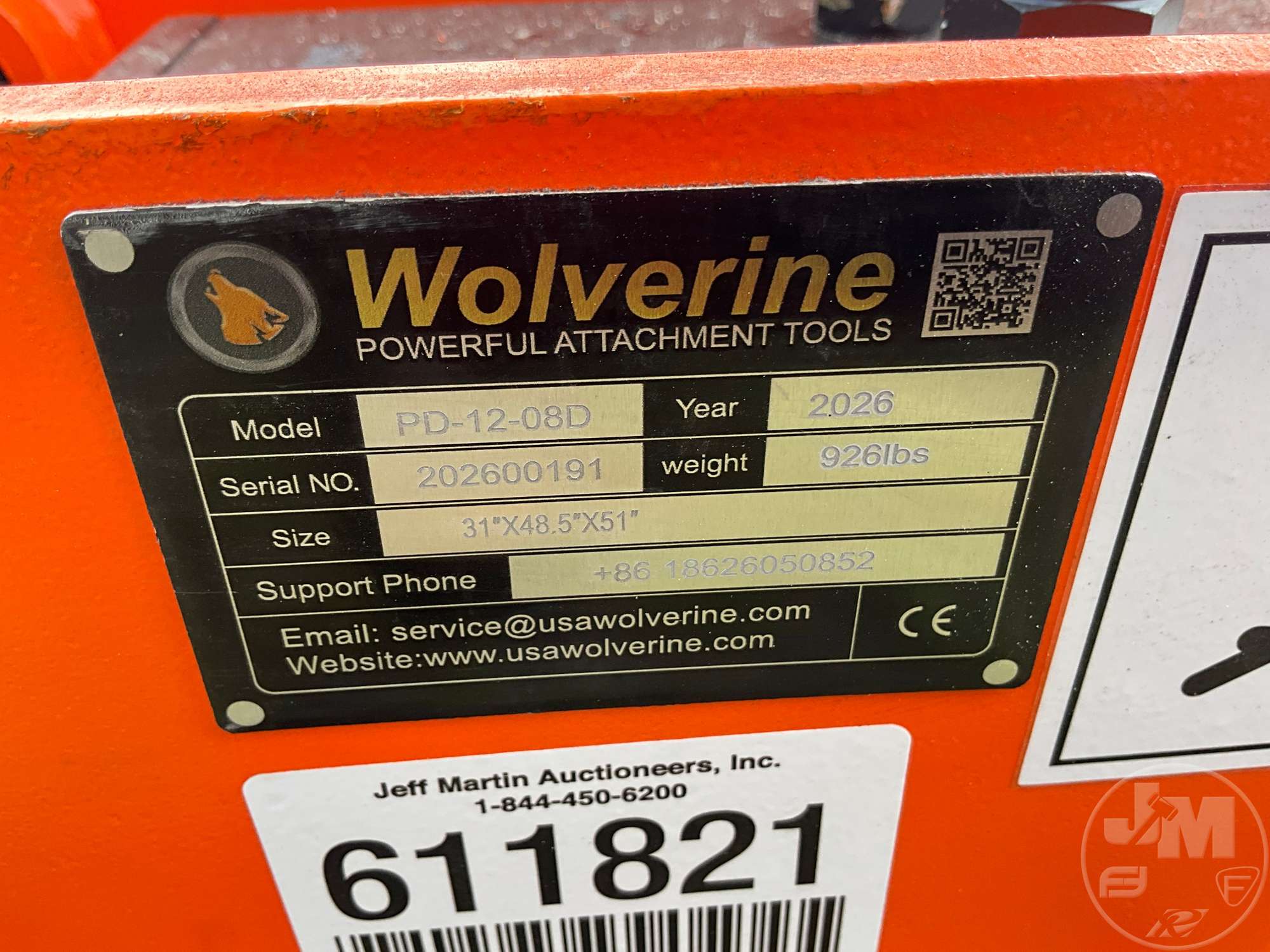 2026 Wolverine PD-12-08D