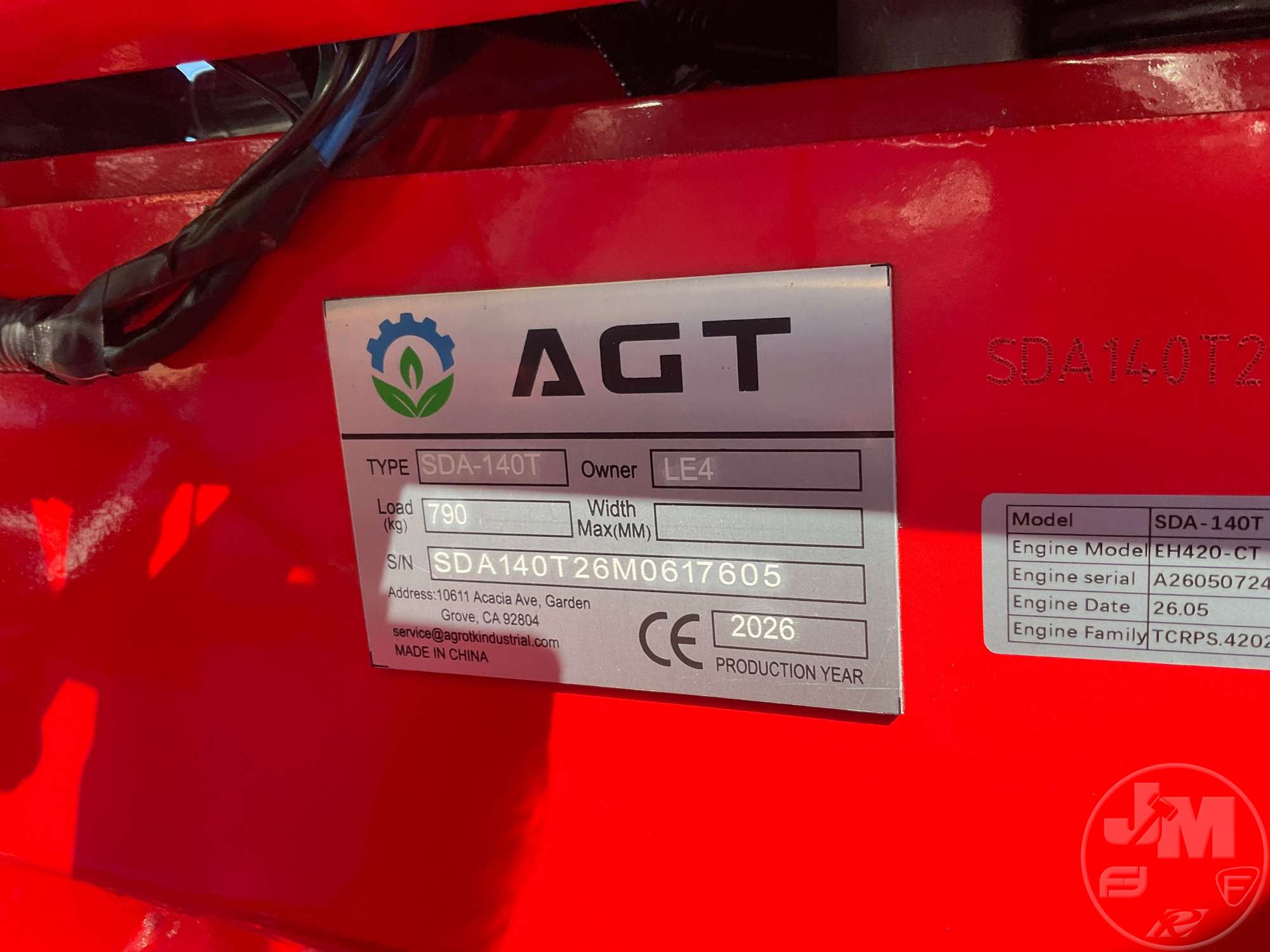 2026 AGT SDA-140T