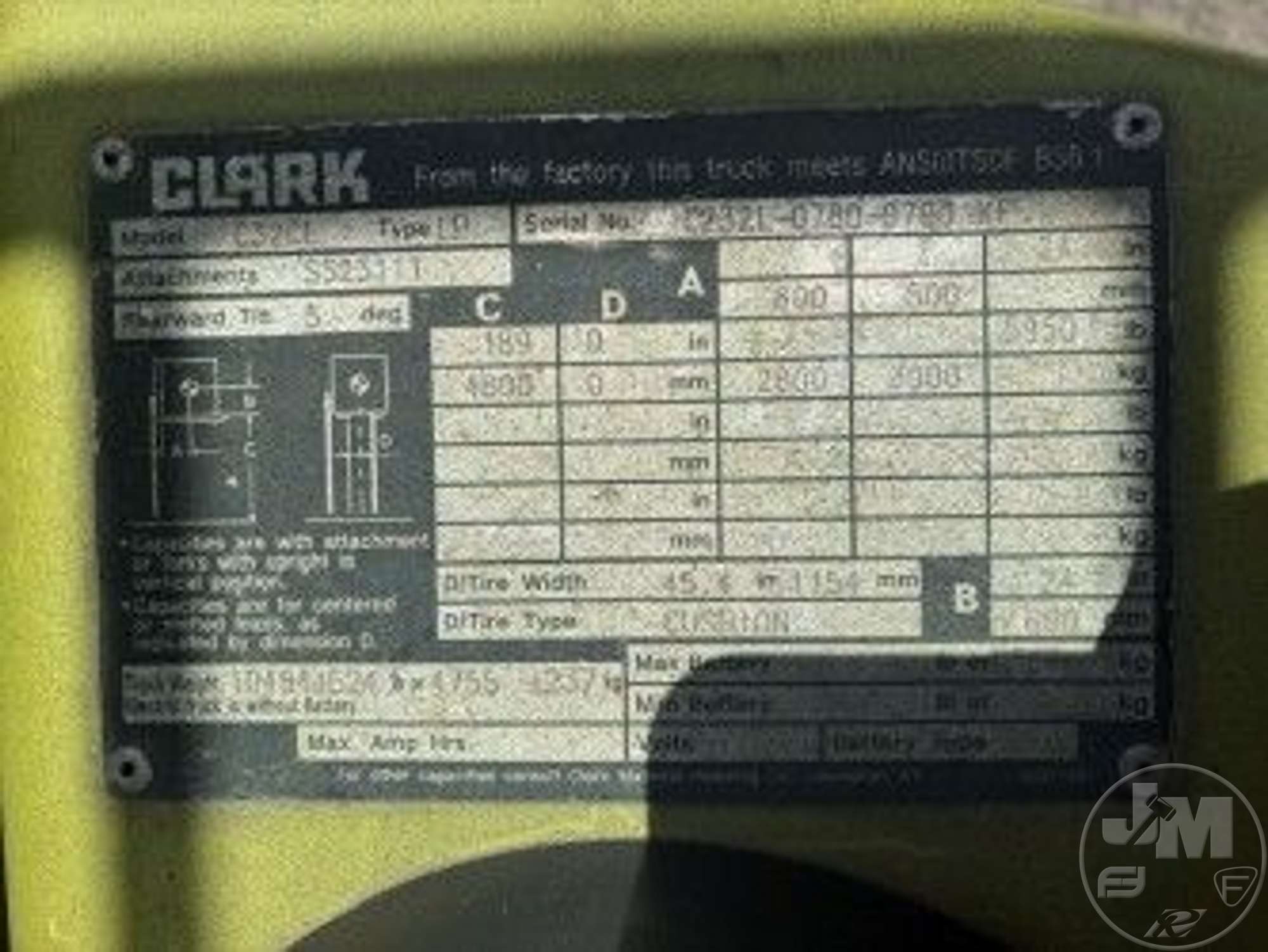 2012 Clark C32CL