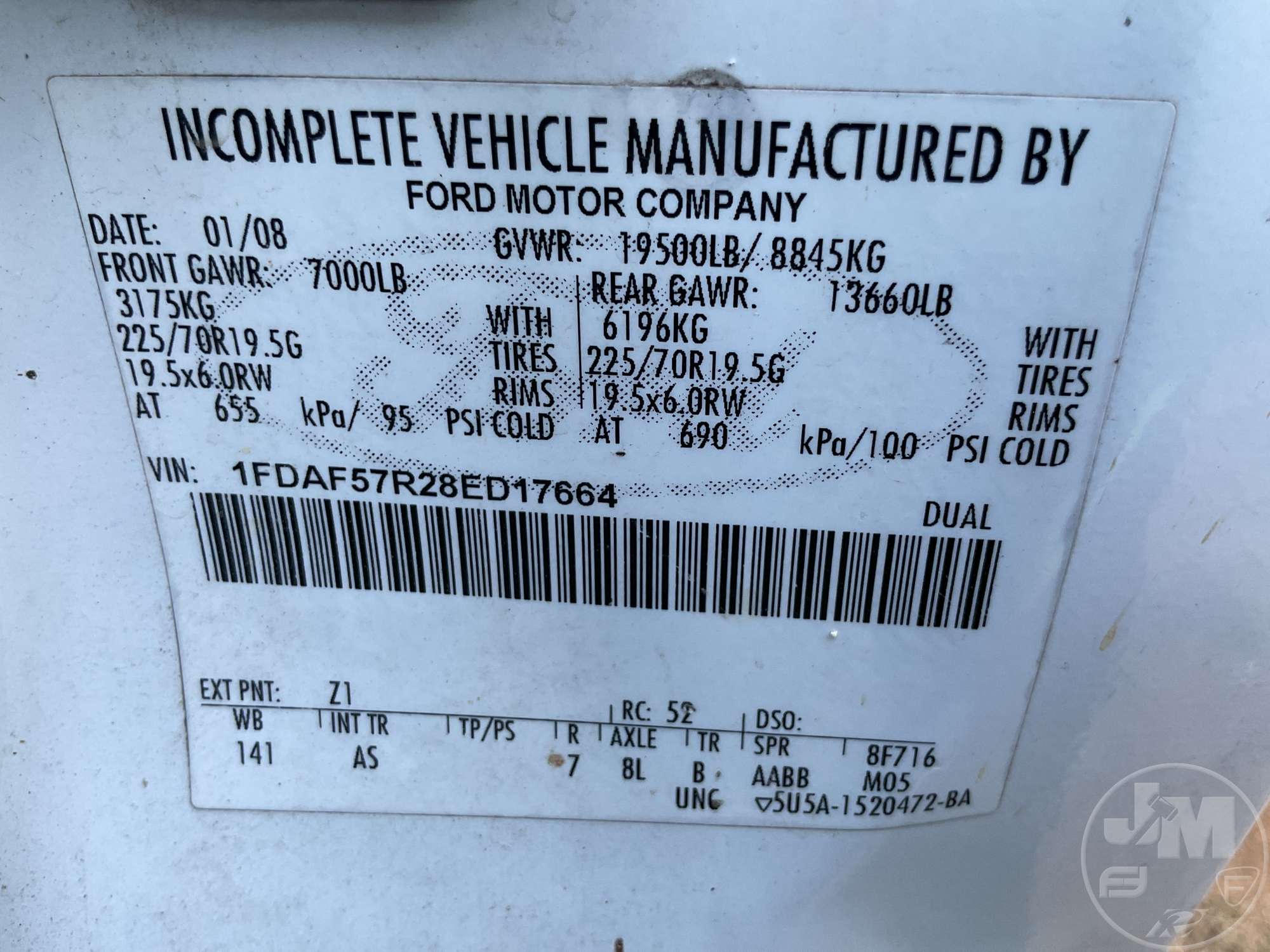 2008 Ford F-550