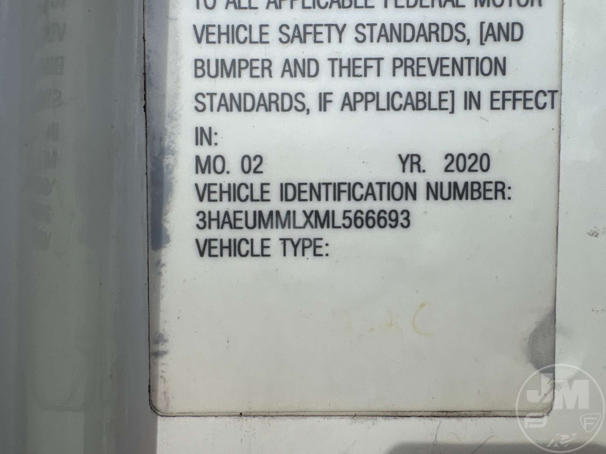 2021 International MV607