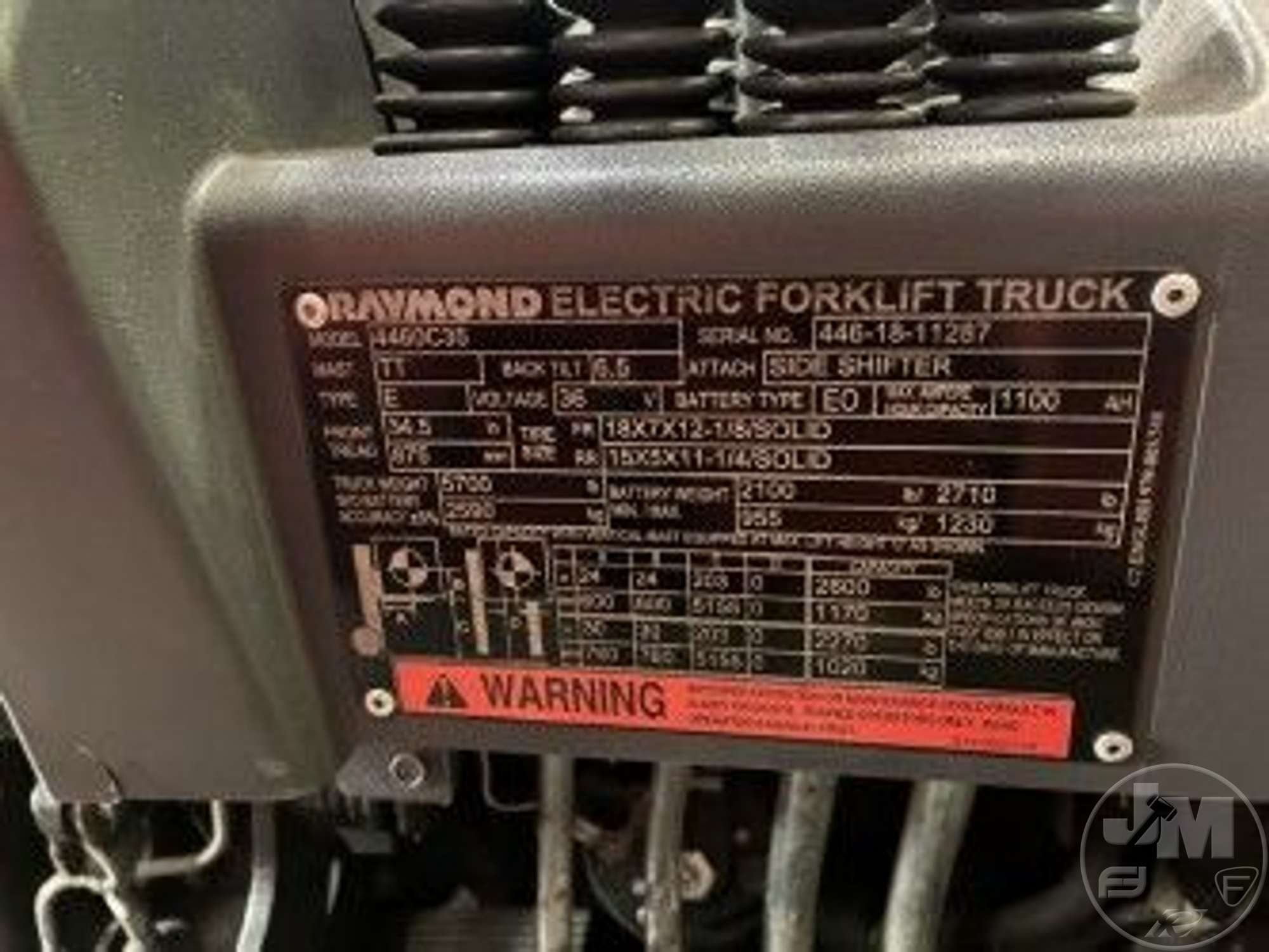 2018 Raymond 4460C35