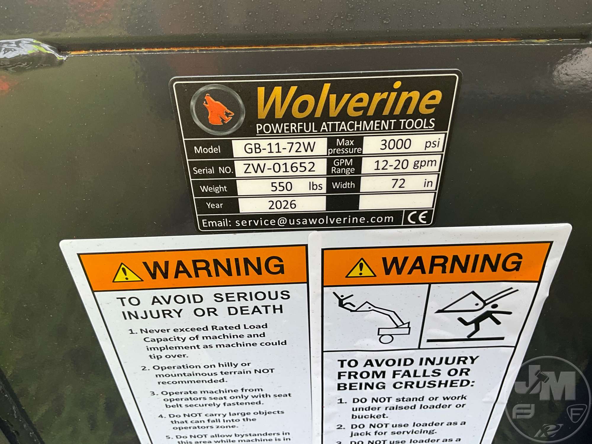 2026 Wolverine GB-11-72W