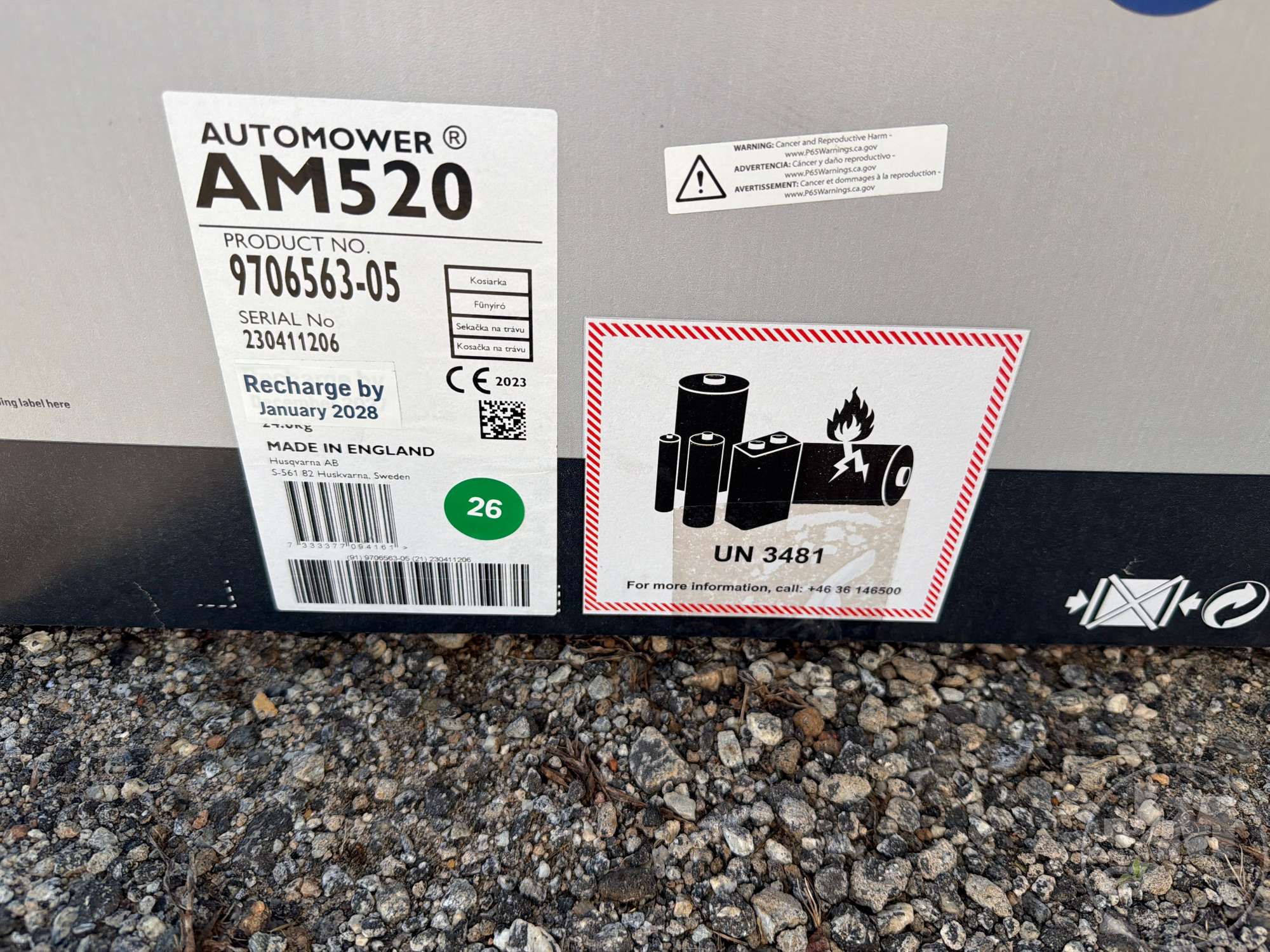 0 Husqvarna AUTO MOWER 520