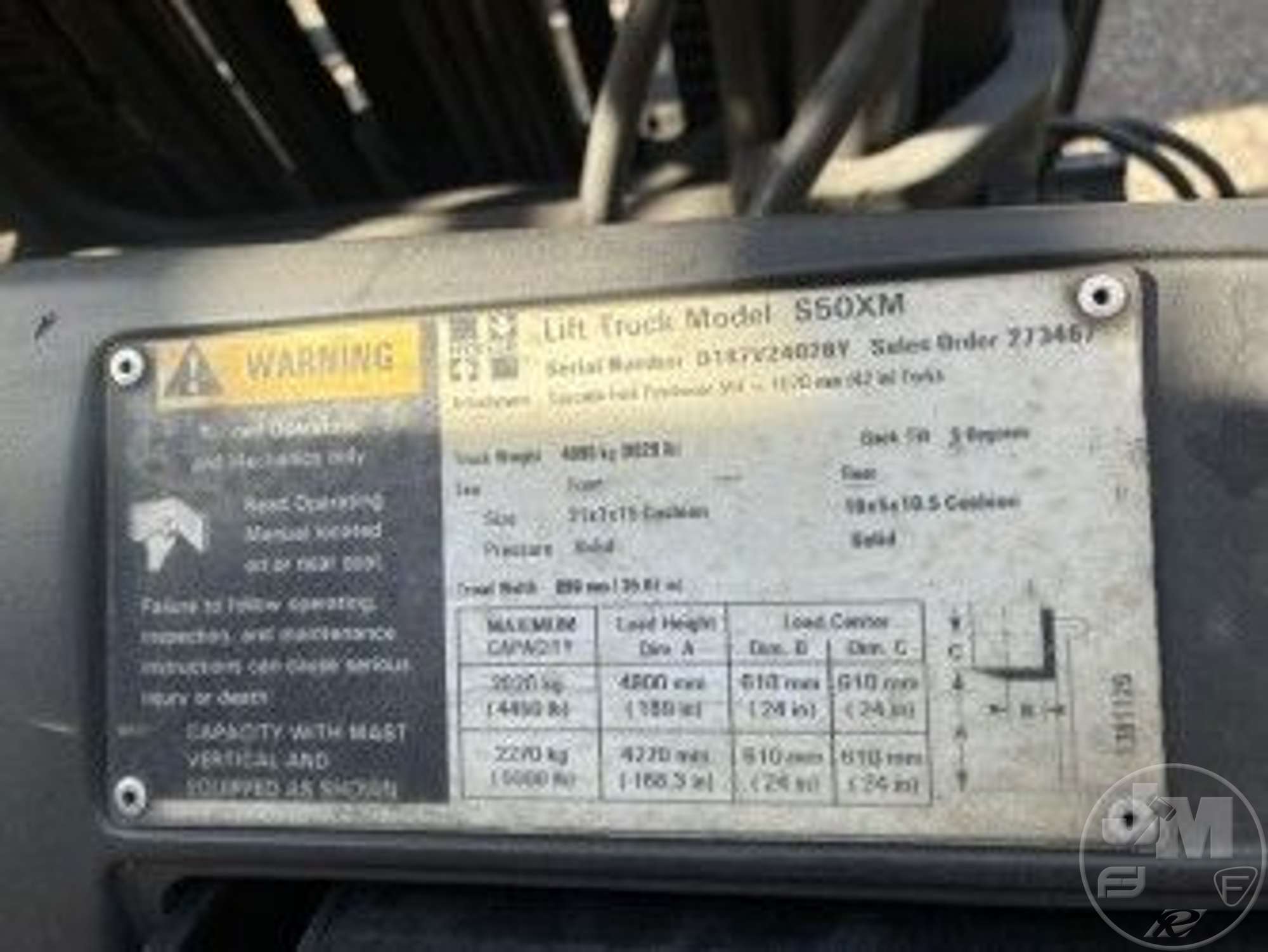 2001 Hyster S50XM