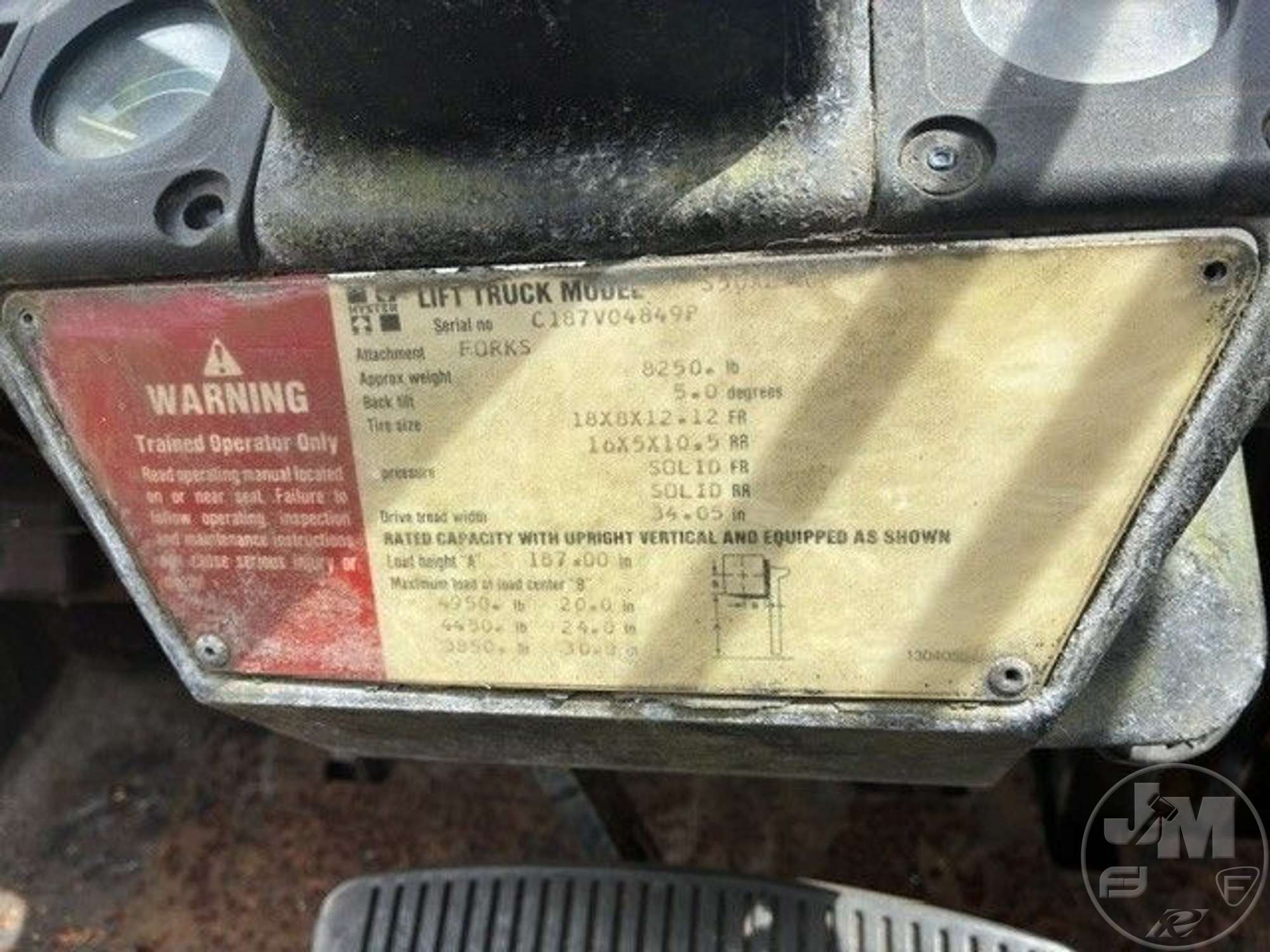 1993 Hyster S50XL