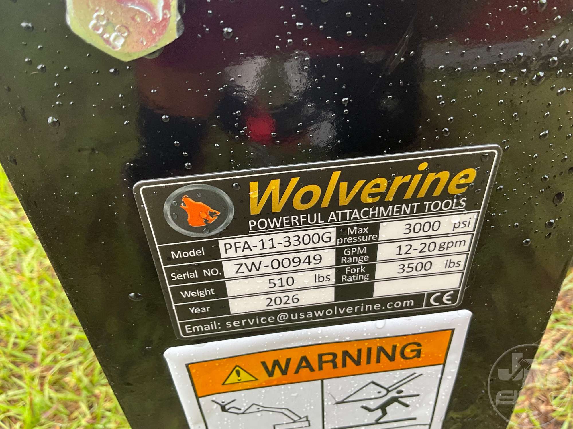 2026 Wolverine PFA-11-3300G