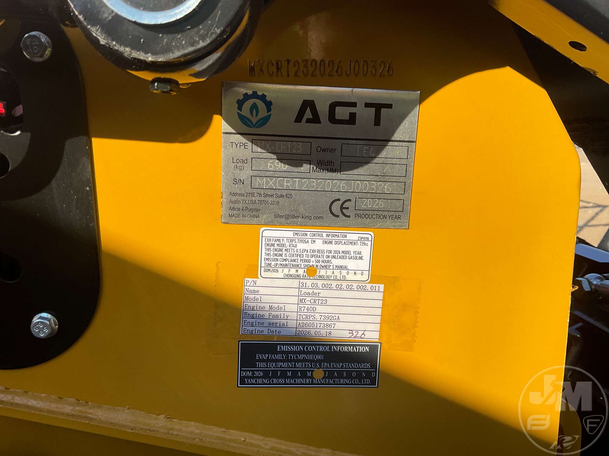 2026 AGT MX-CRT23
