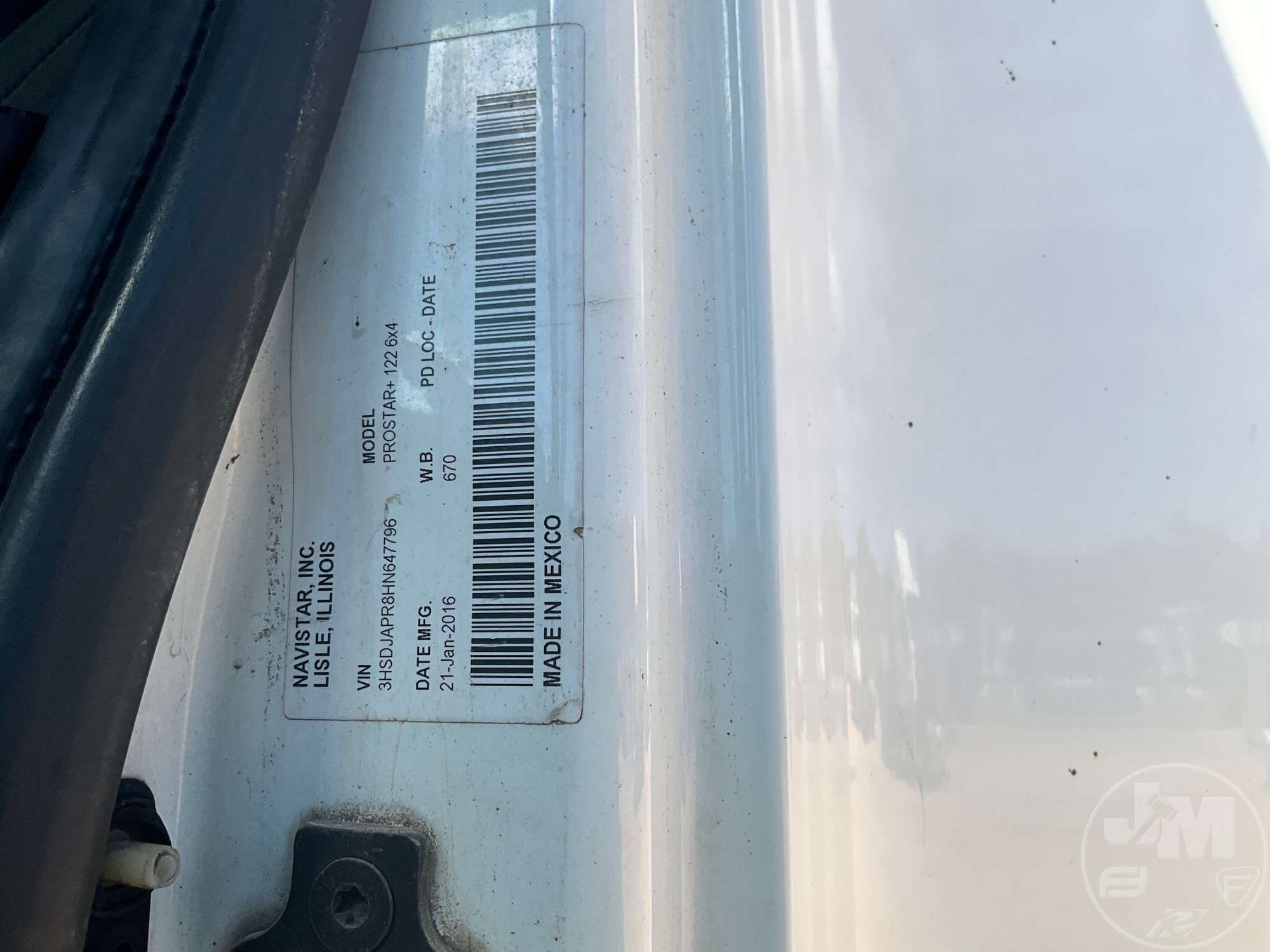 2017 International PROSTAR+ 122 6X4