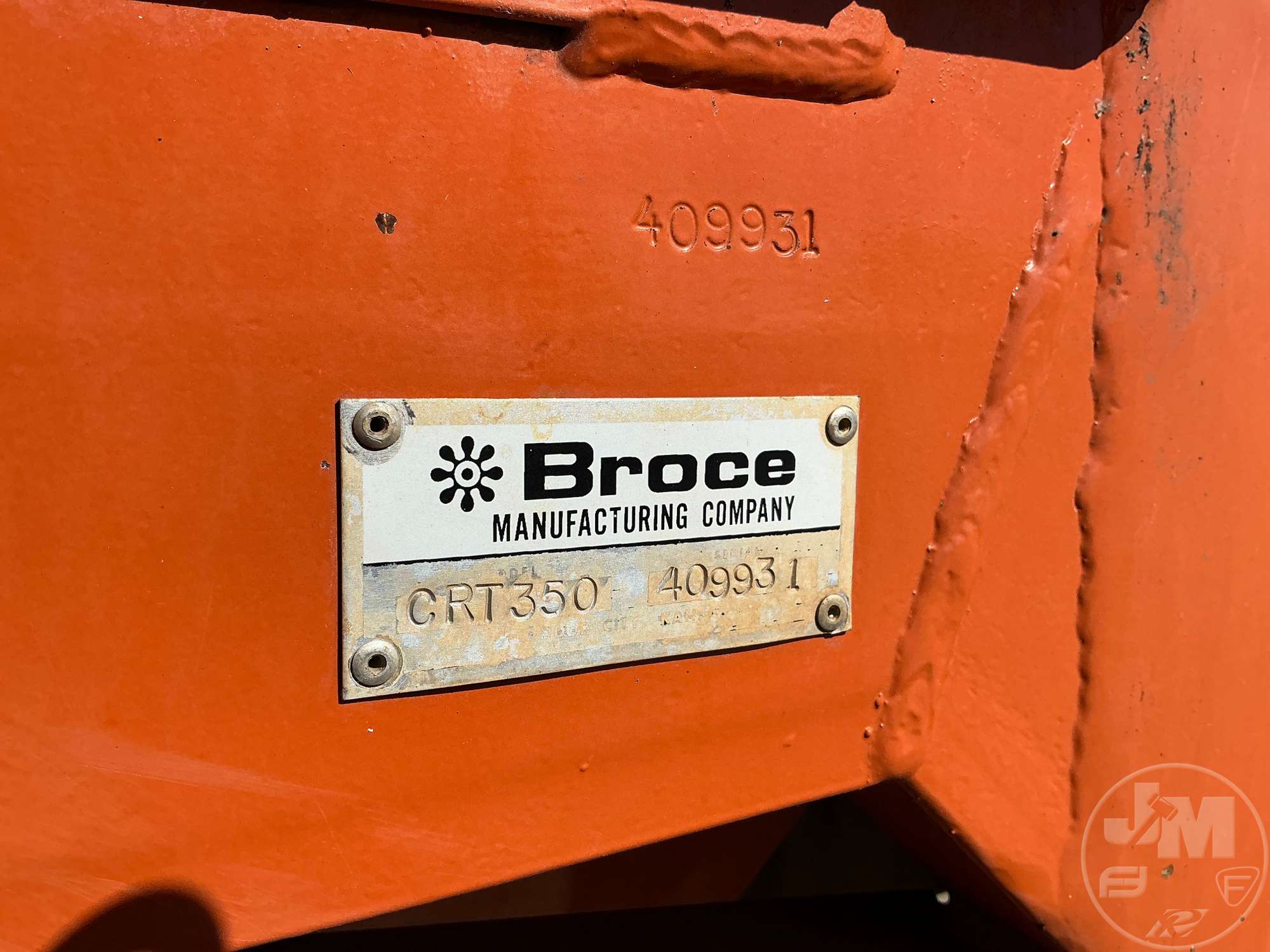 2017 Broce Broom CRT350