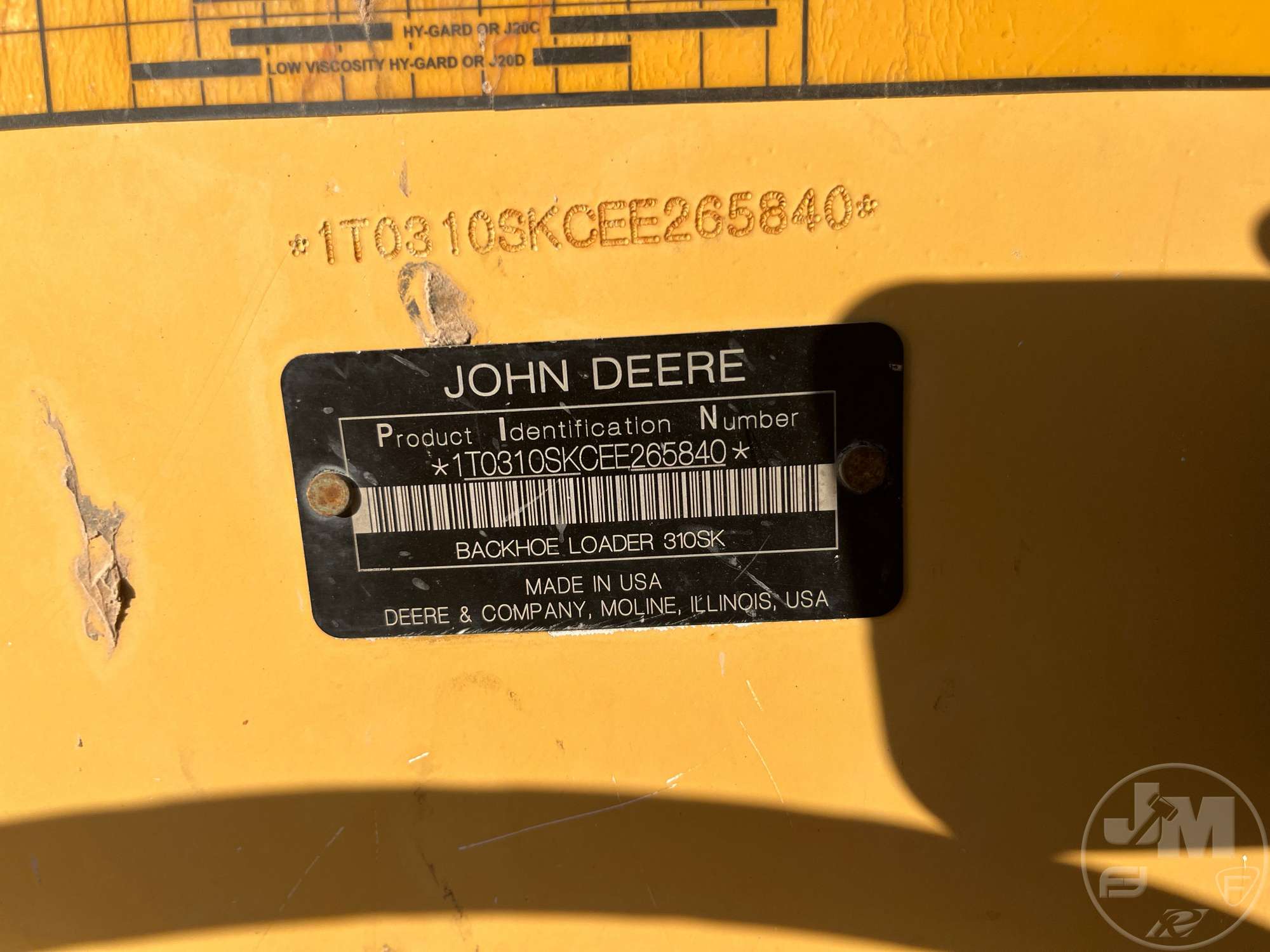 2014 John Deere 310SK