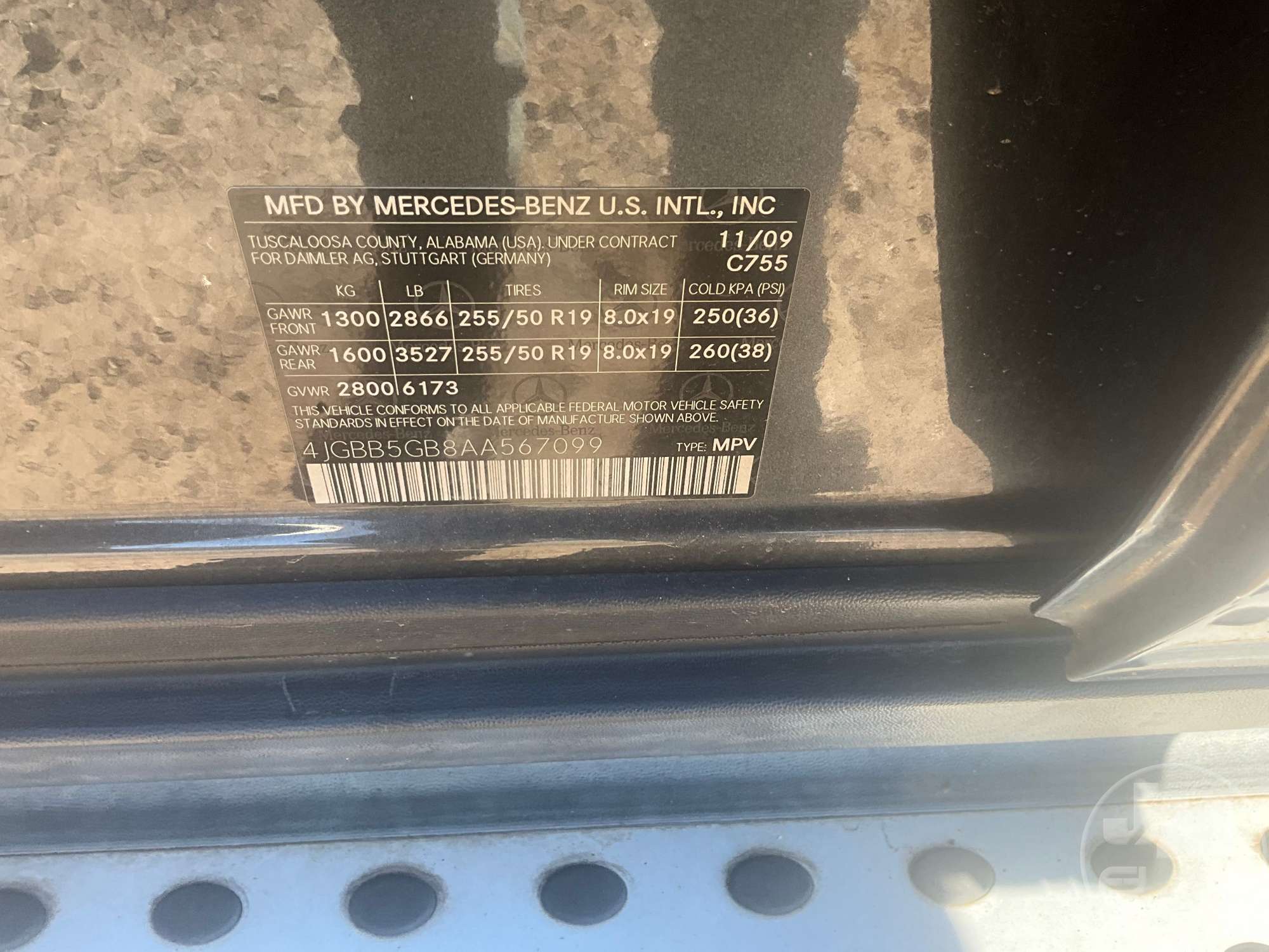 2010 Mercedes-Benz M-350