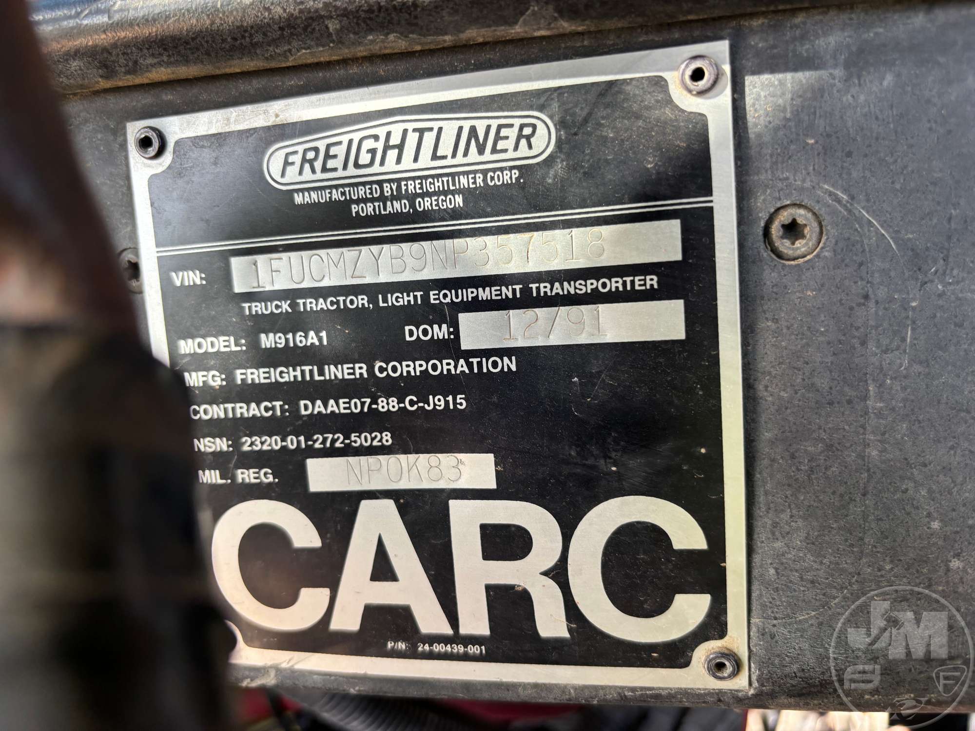 1992 Freightliner LONG CONV.