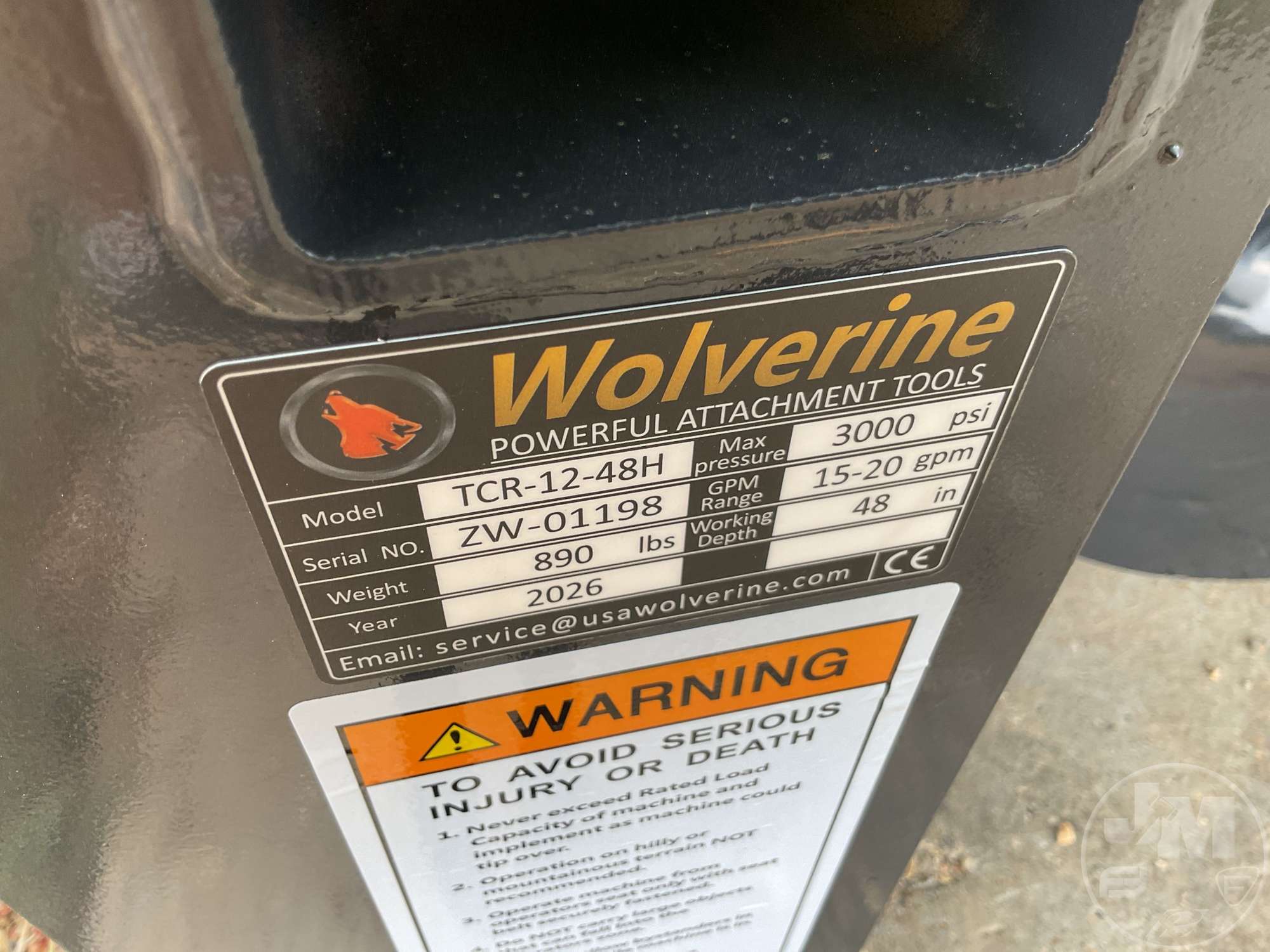 2026 Wolverine TCR-12-48H