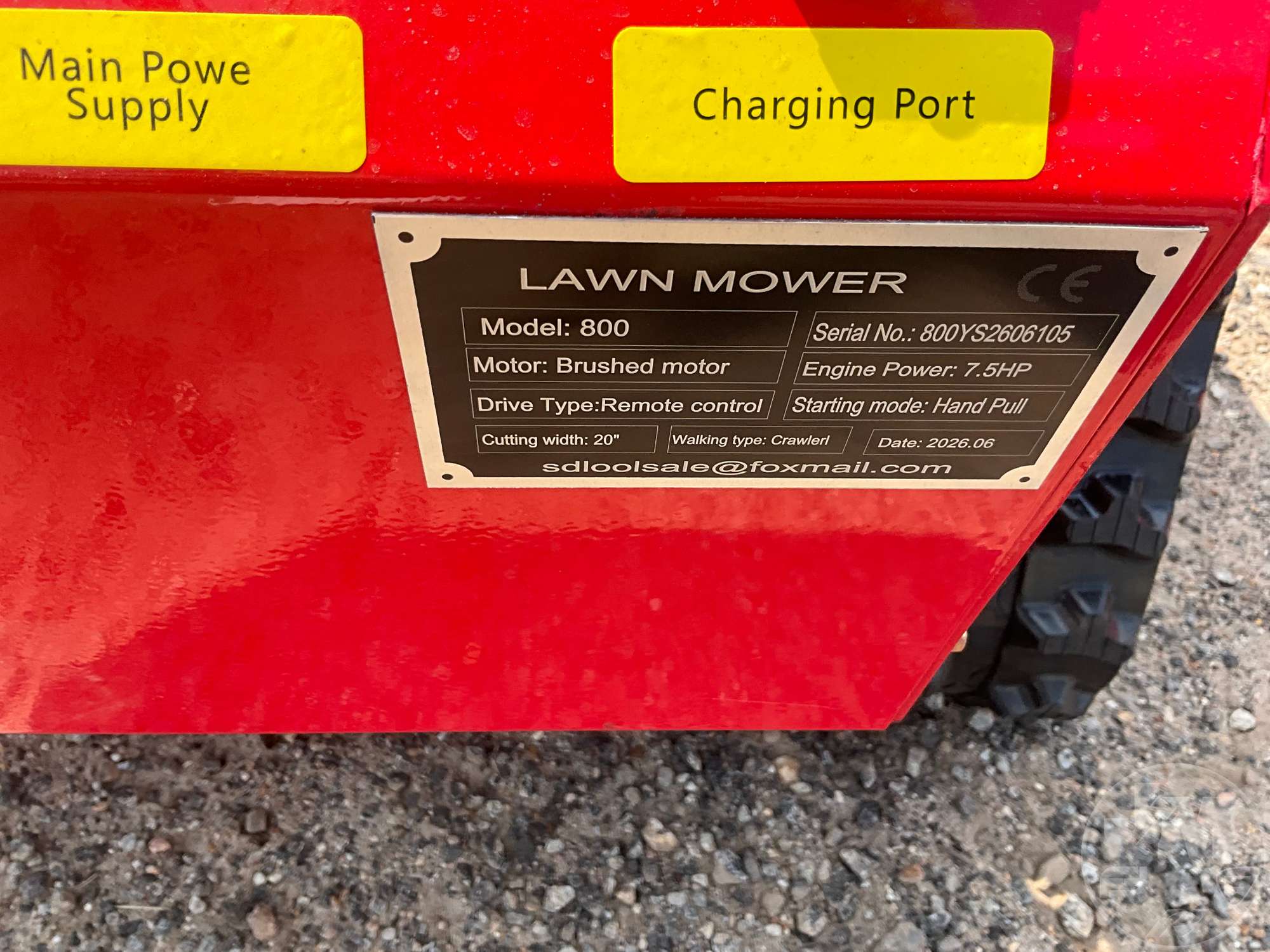 2026 MMS MS800 REMOTE CONTROL LAWN MOWER