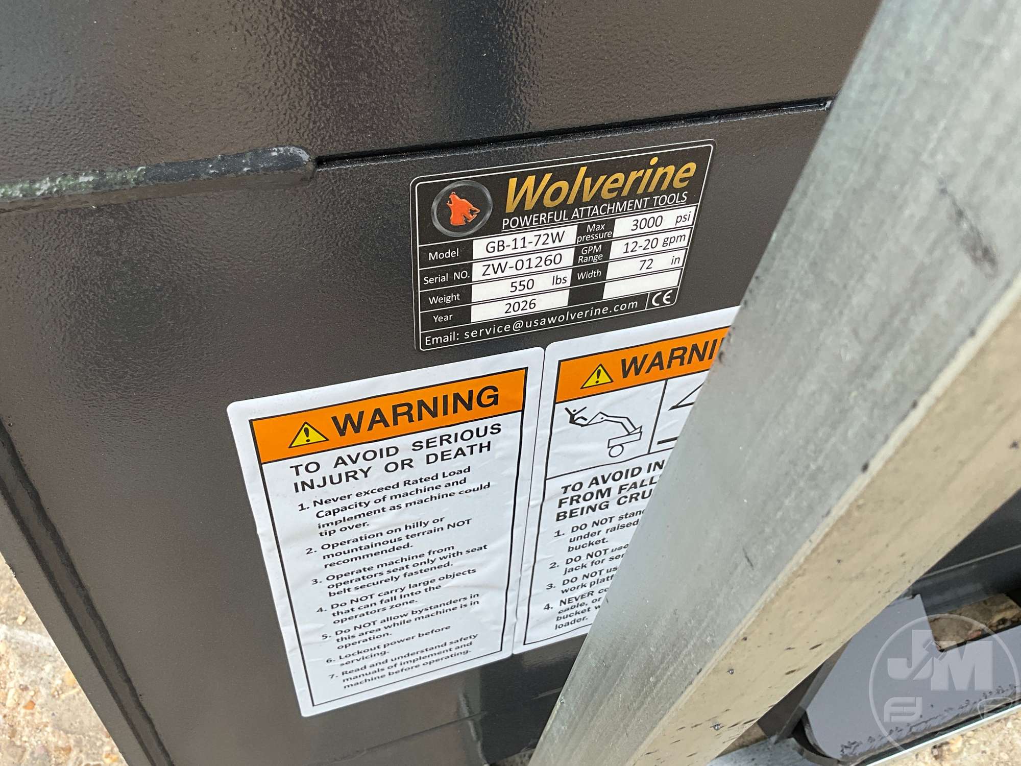 2026 Wolverine GB-11-72