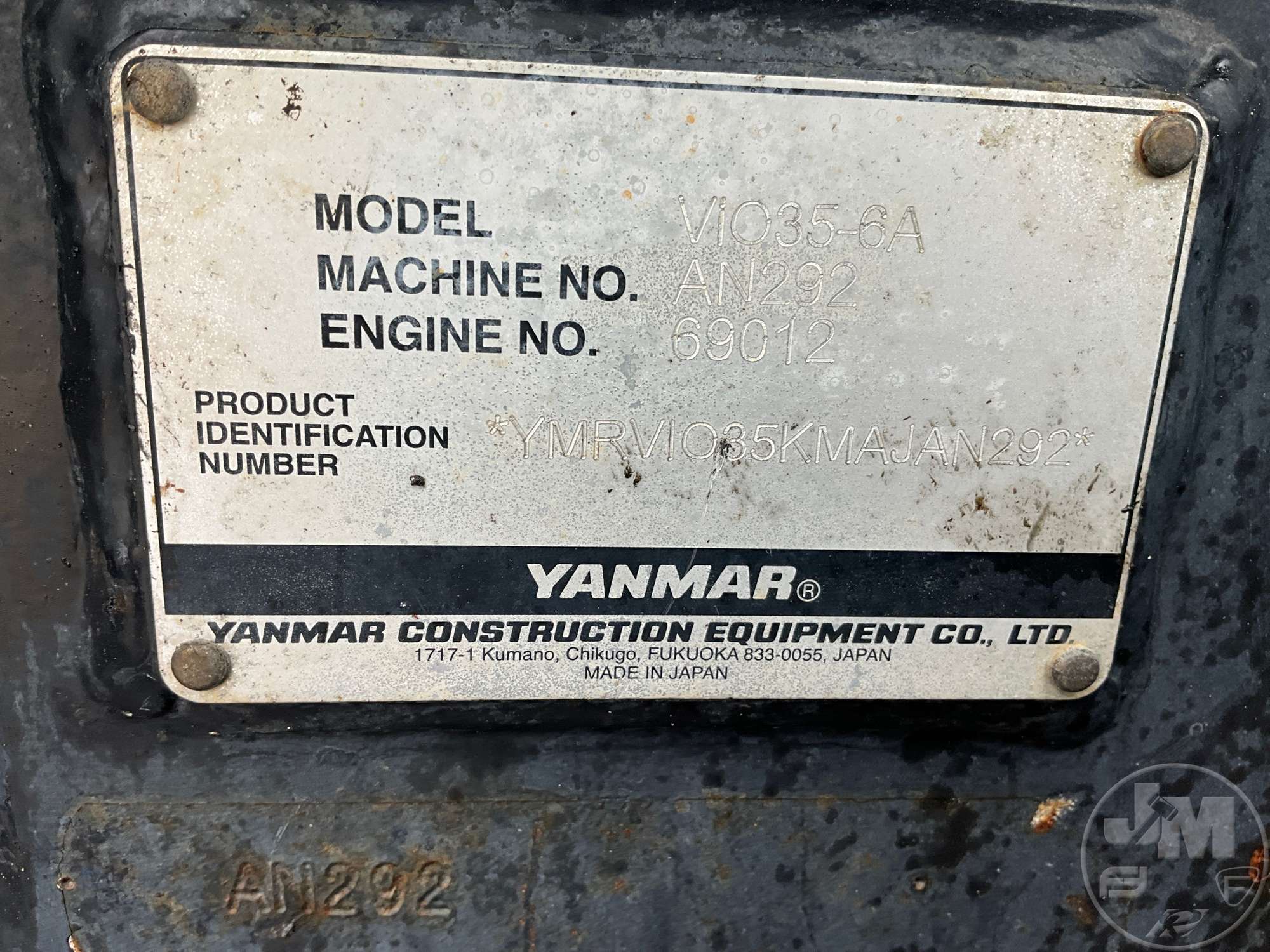 2021 Yanmar VIO35-6A