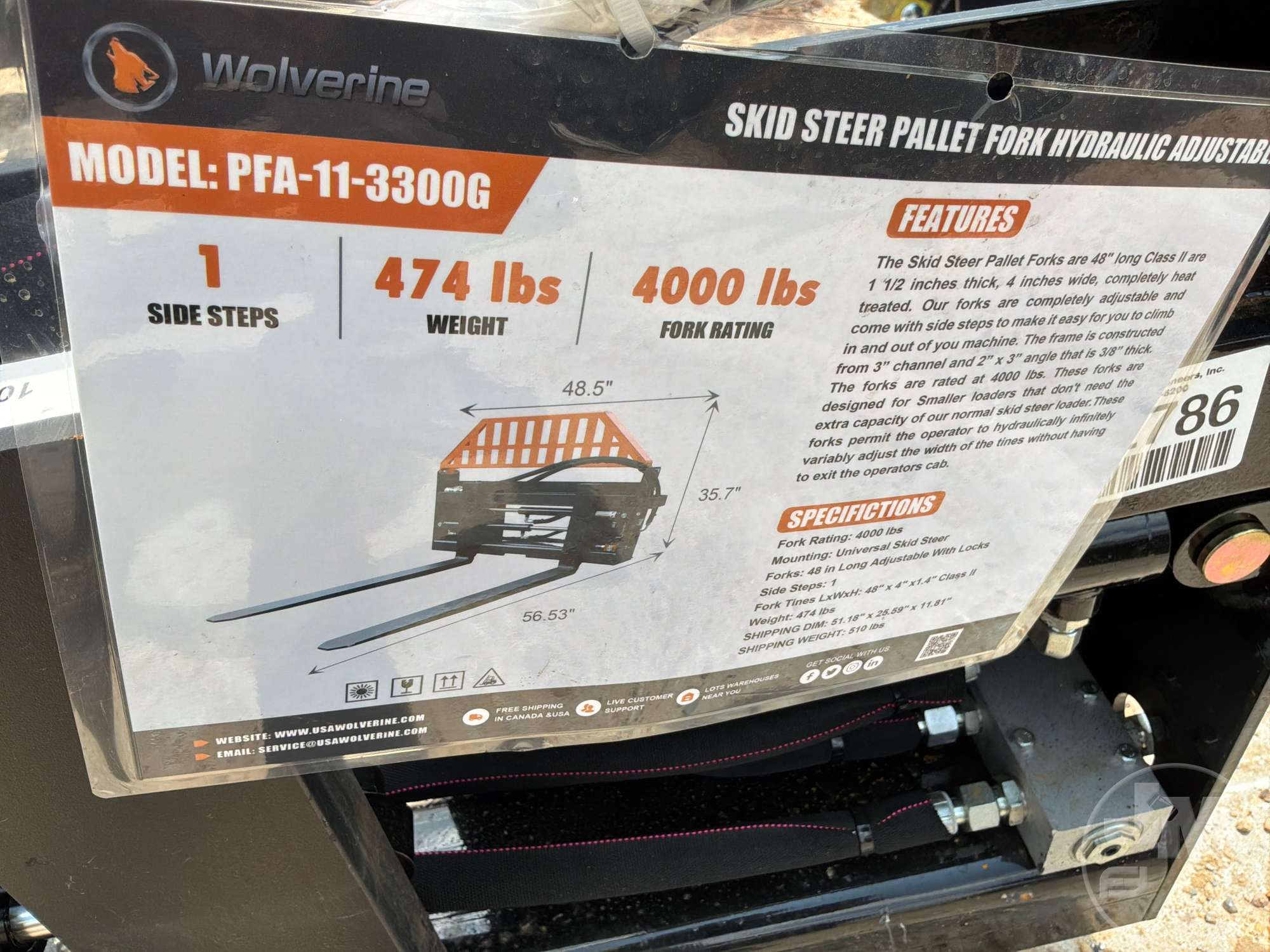 2026 Wolverine PFA-11-3300G