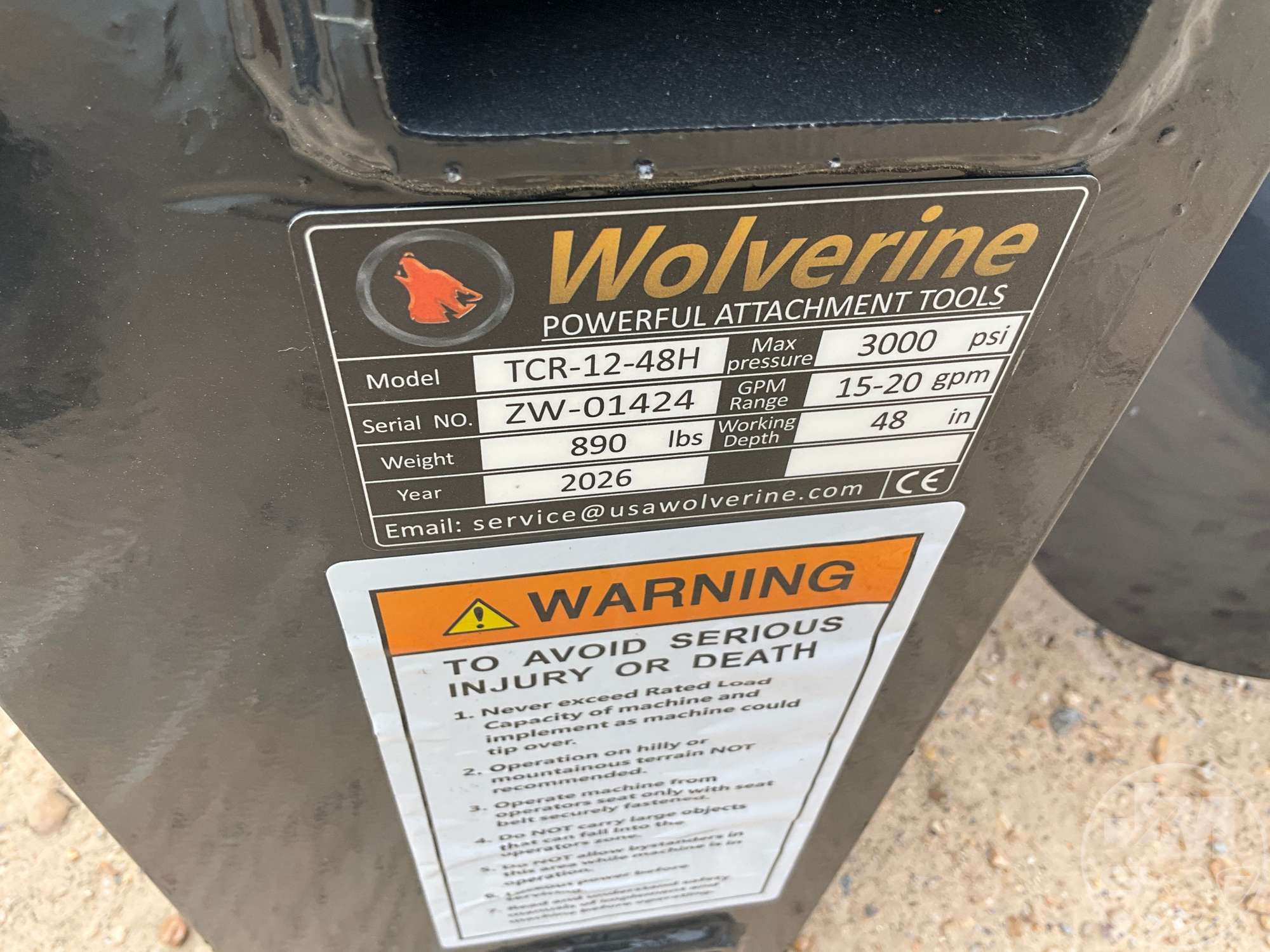 2026 Wolverine TCR-12-48H