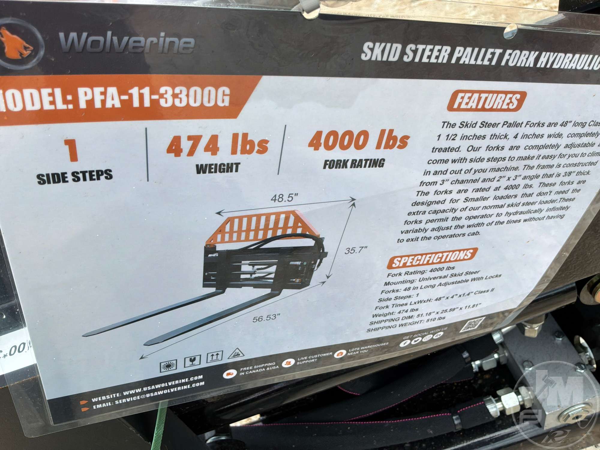 2026 Wolverine PFA-11-3300G