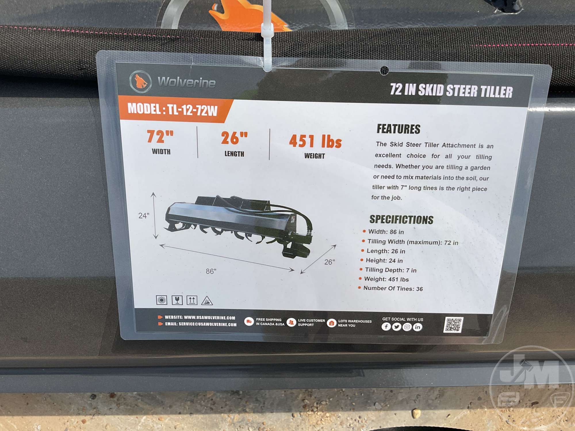 2026 Wolverine TL 12 72W