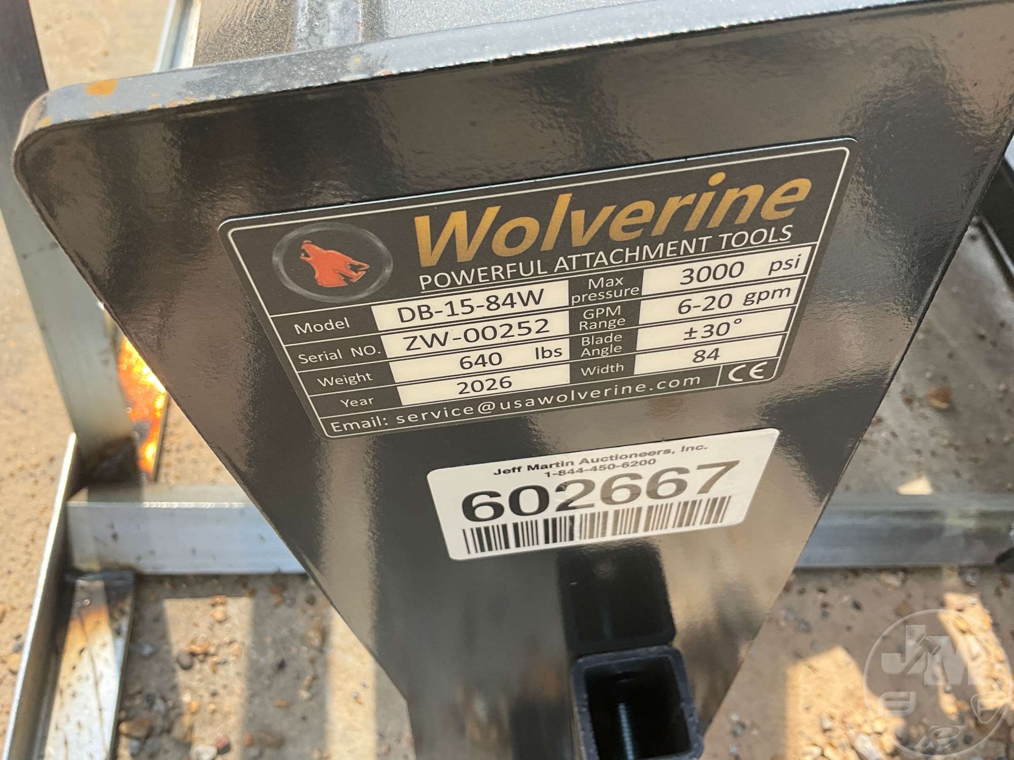 2026 Wolverine DB-15-84W