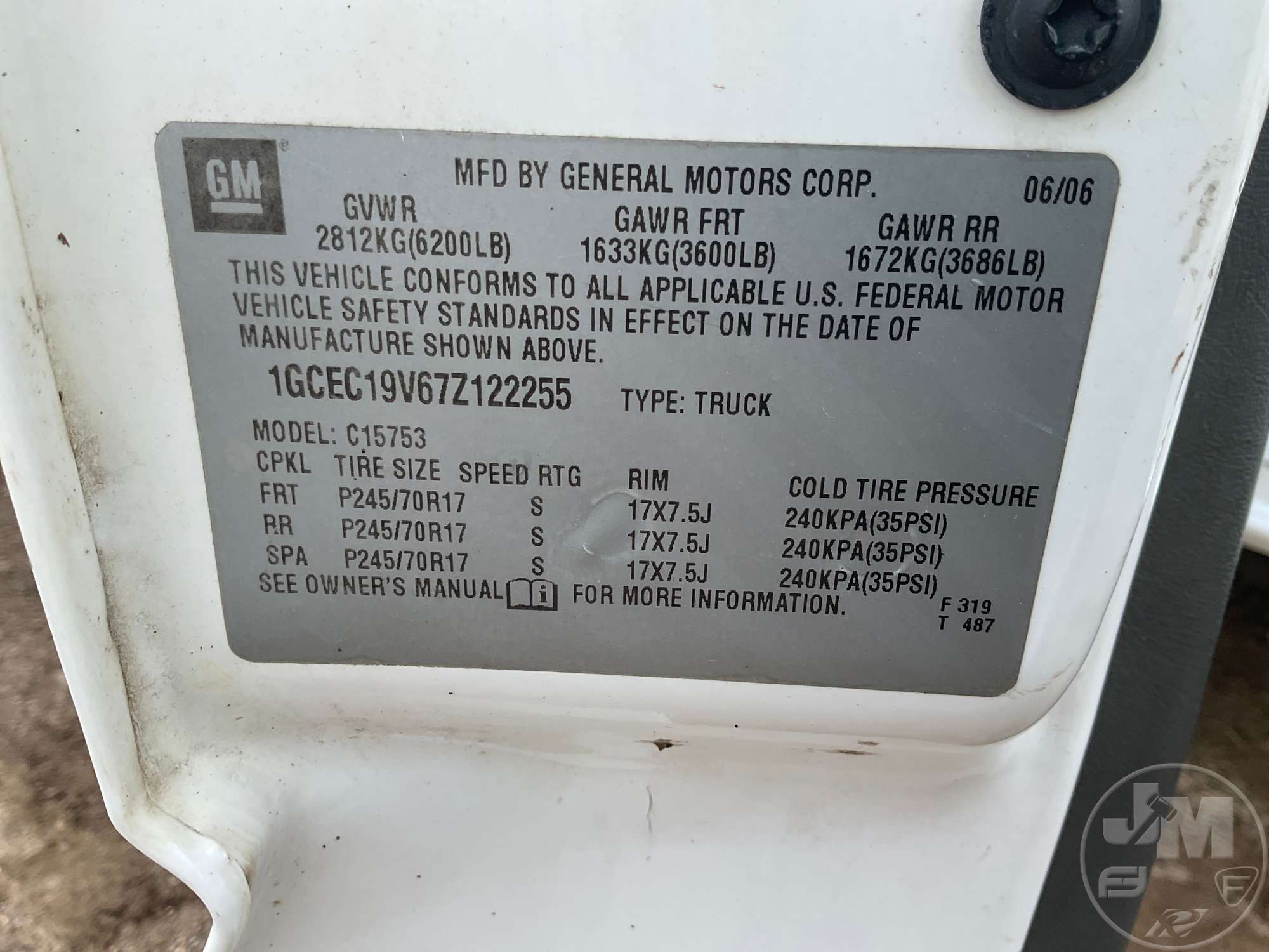 2007 Chevrolet SILVERADO LS 1500