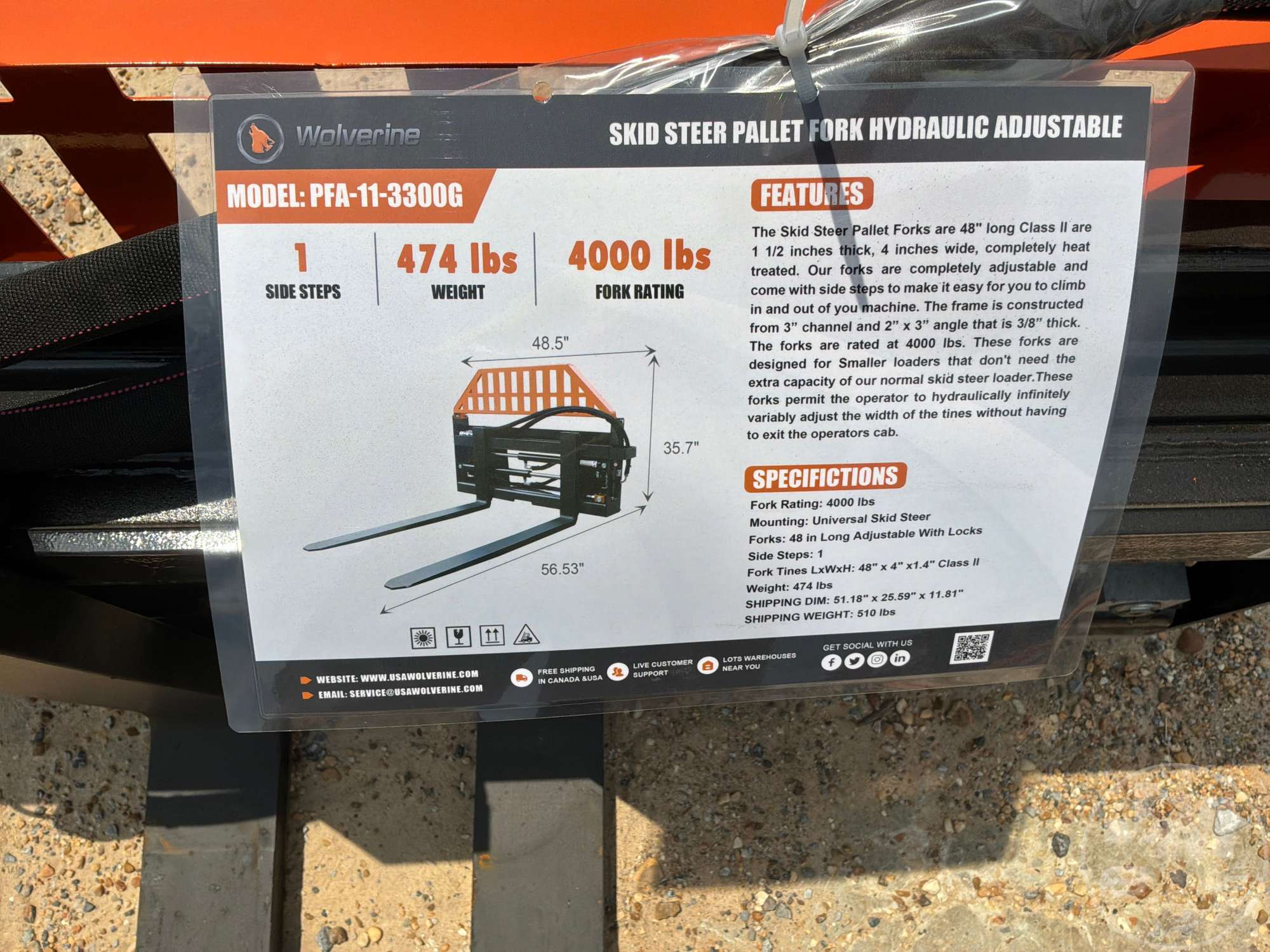 2026 Wolverine PFA-11-3300G