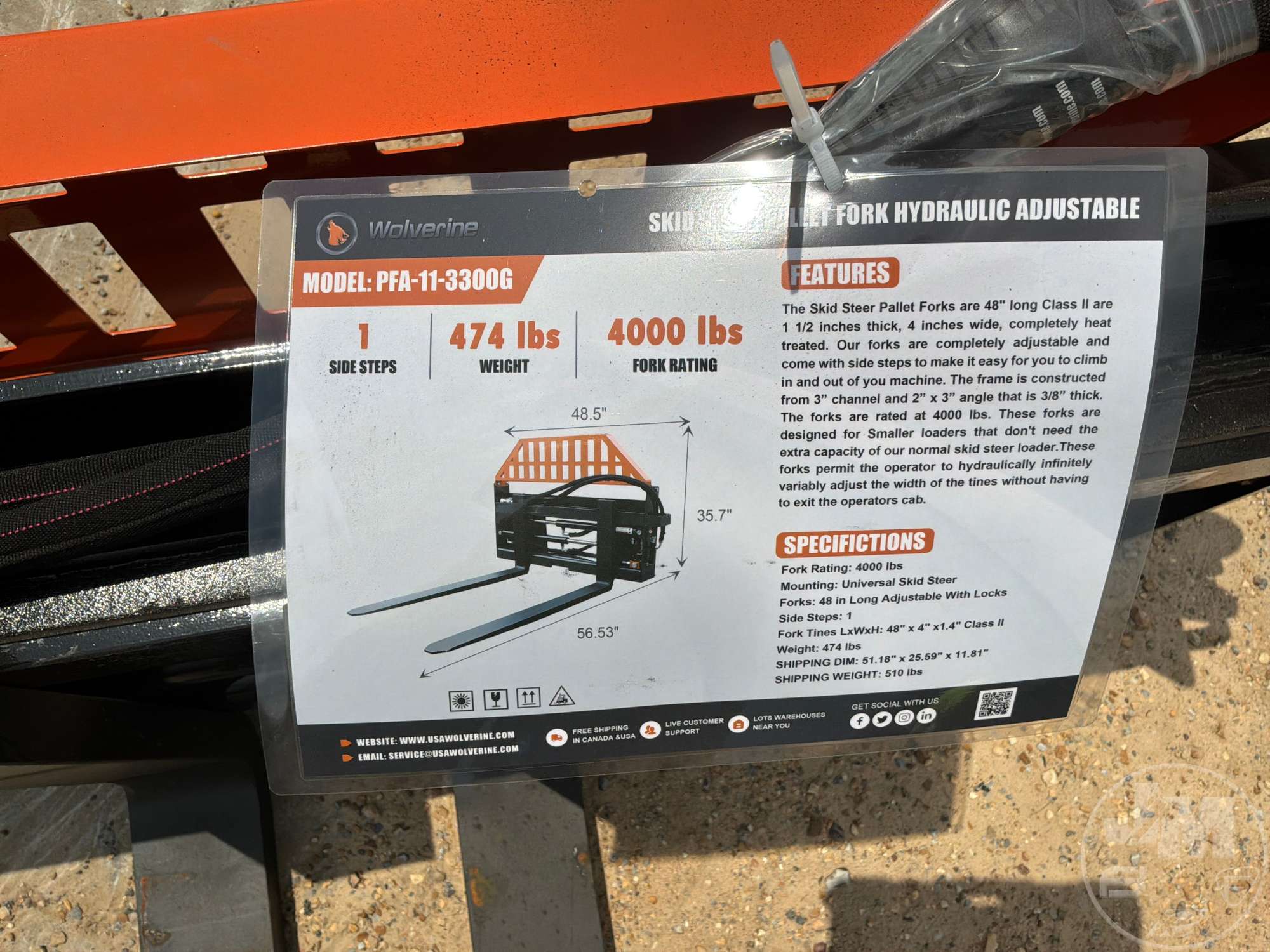 2026 Wolverine PFA-11-3300G