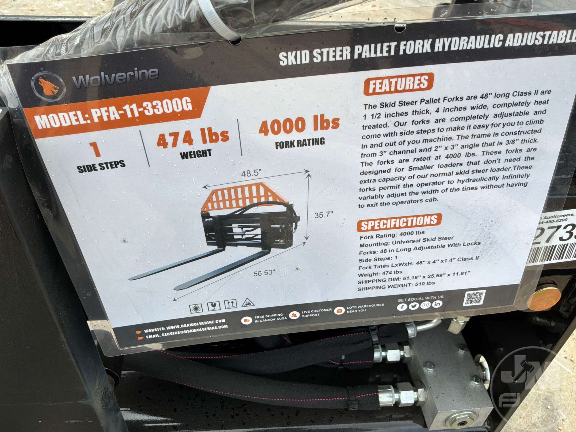 2026 Wolverine PFA-11-3300G