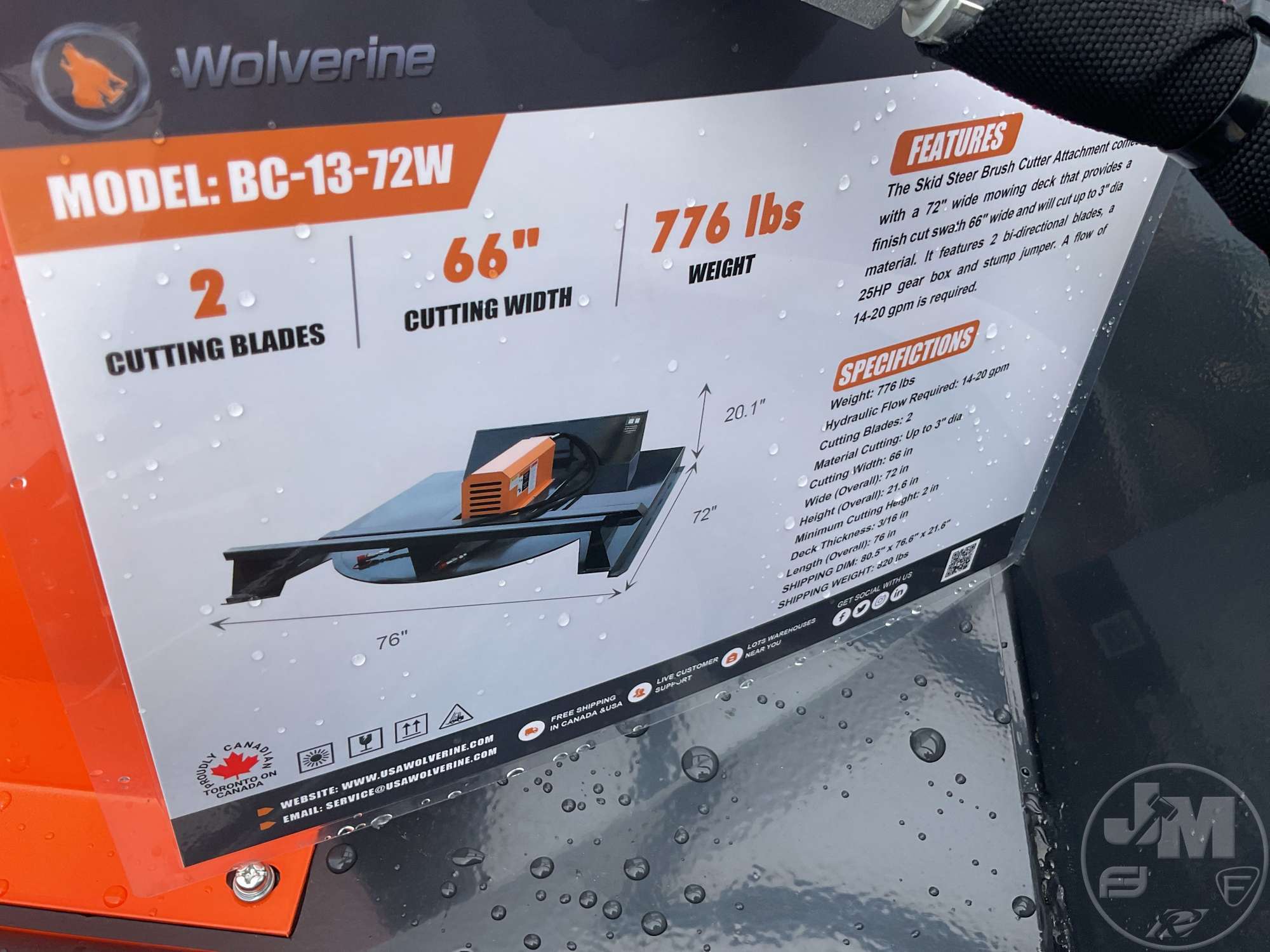 2026 Wolverine BC-13-72W