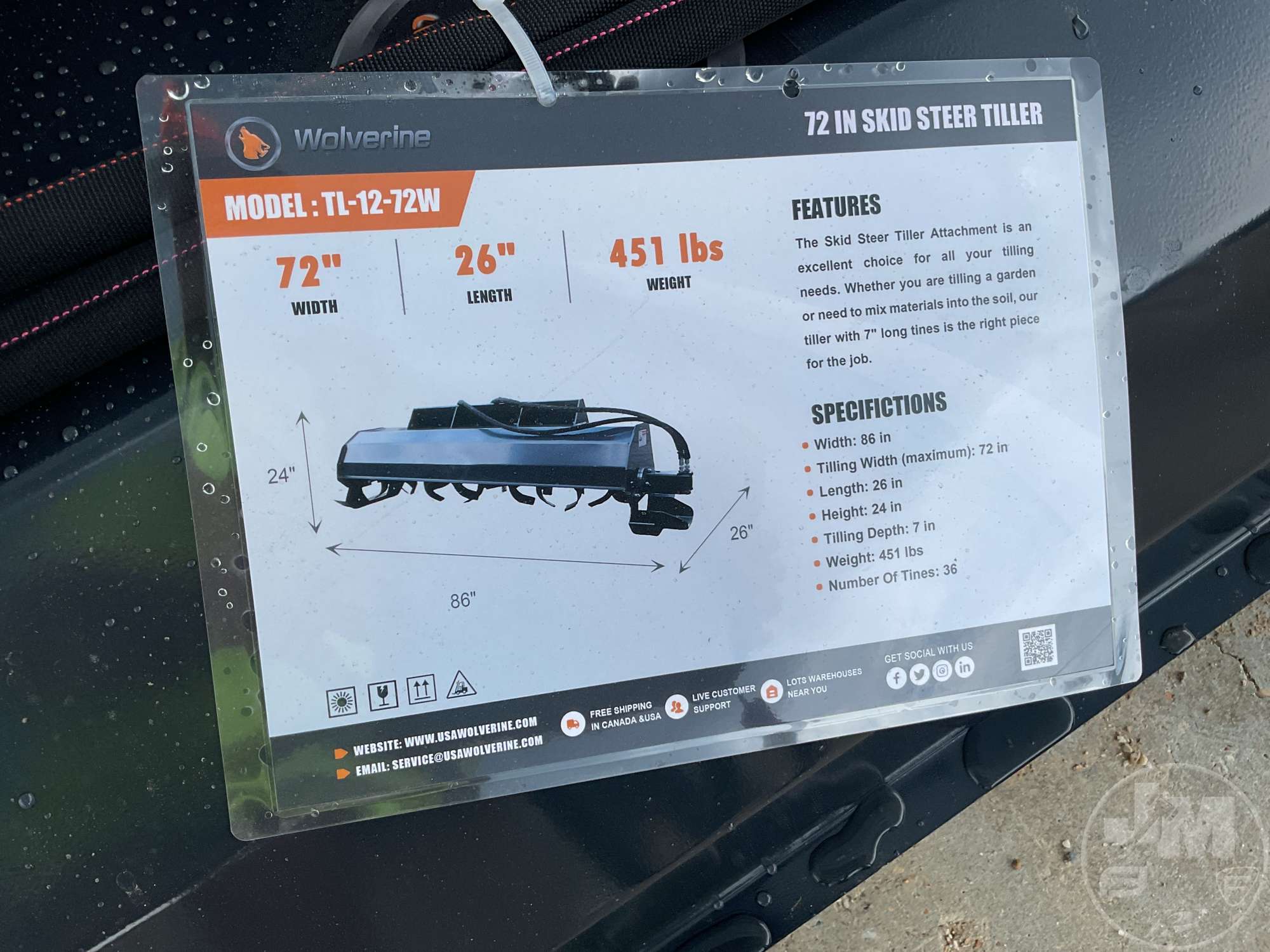 2026 Wolverine TL-12-72W
