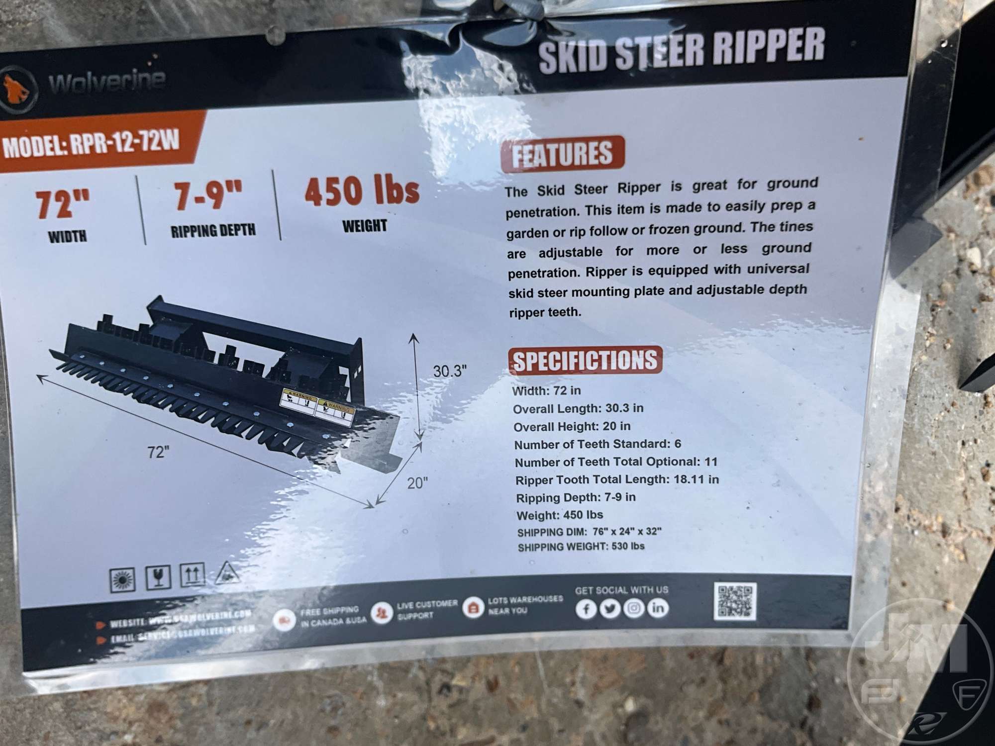 2026 Wolverine RPR-12-72W